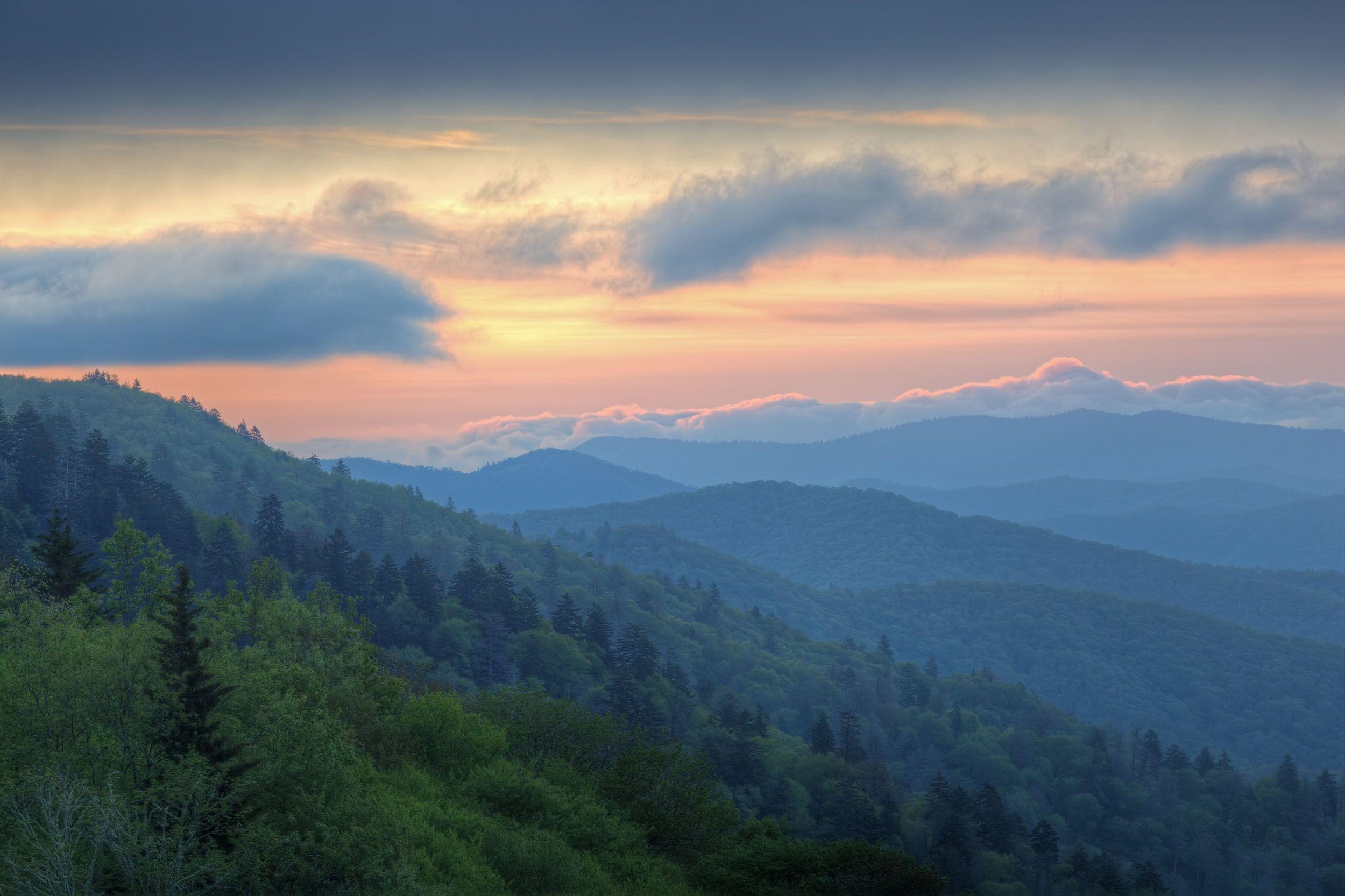 Smoky Mountains, Kabinen, Natur, USA, Hintergrund, 2500x1670 HD Desktop