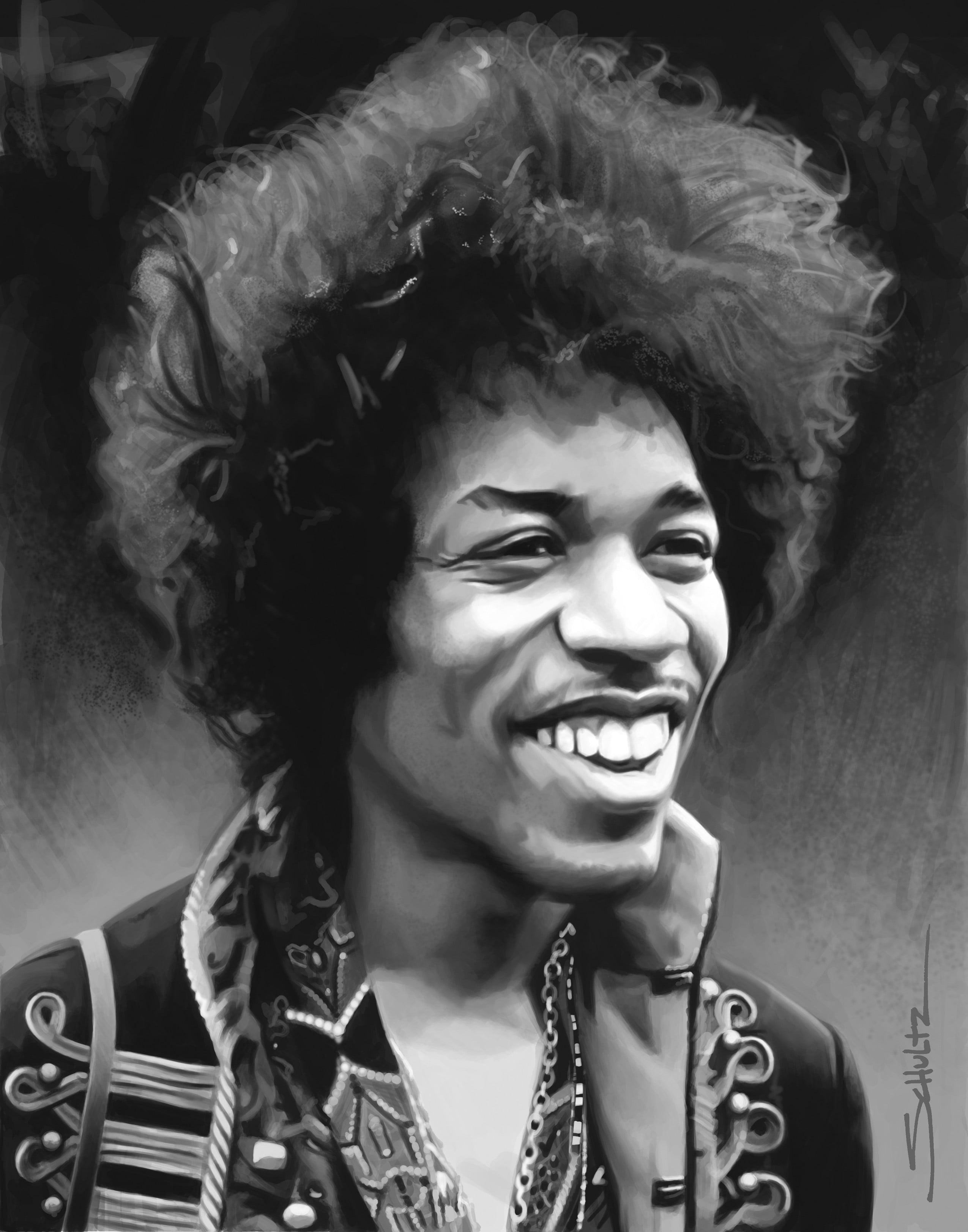 Jimi Hendrix, Porträt, HD, Musik, Ikone, 2550x3250 HD Handy