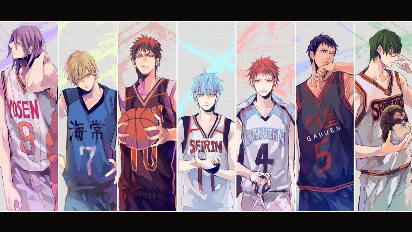 Kuroko's Basketball, 768, Anime, Sport, Kuroko, 1370x770 HD Desktop