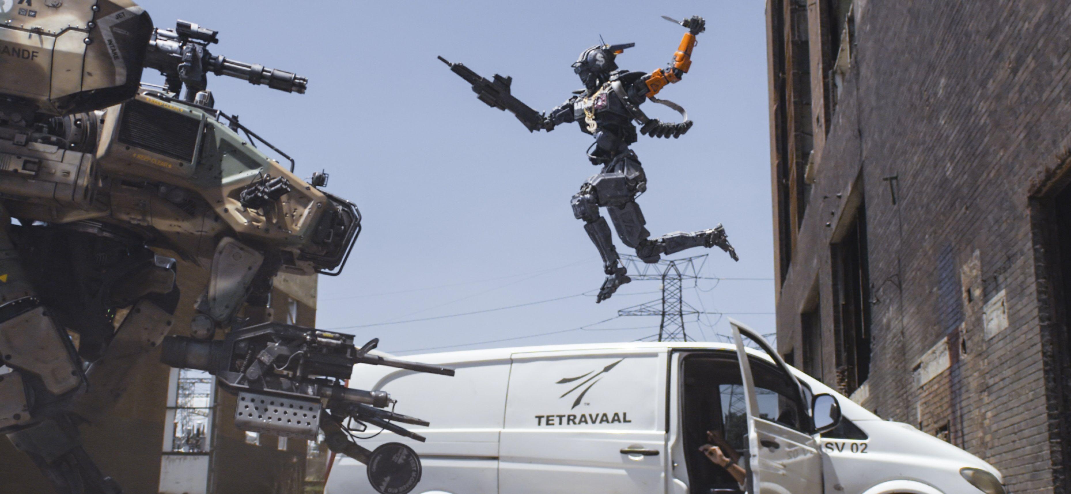 Chappie, Hochwertig, Film, Hintergrund, Sci-Fi, 3720x1720 Dual Screen Desktop