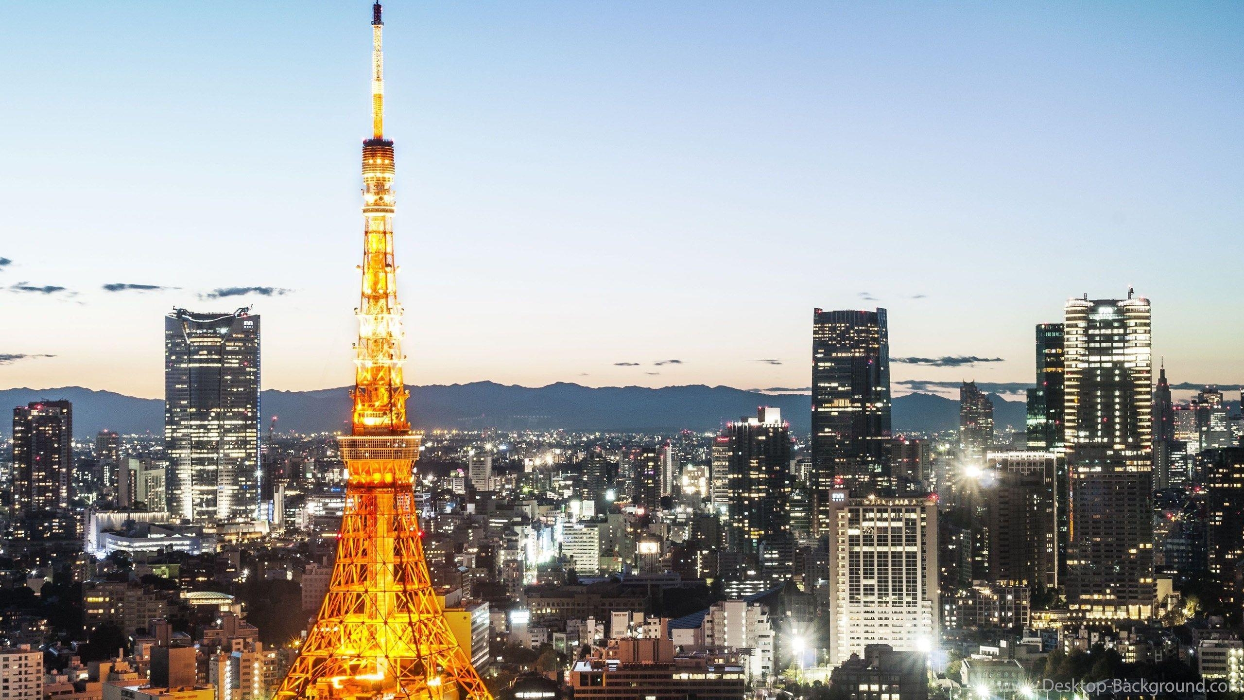 Tokyo Tower, Reisen, Desktop, Hintergrund, Bild, 2560x1440 HD Desktop