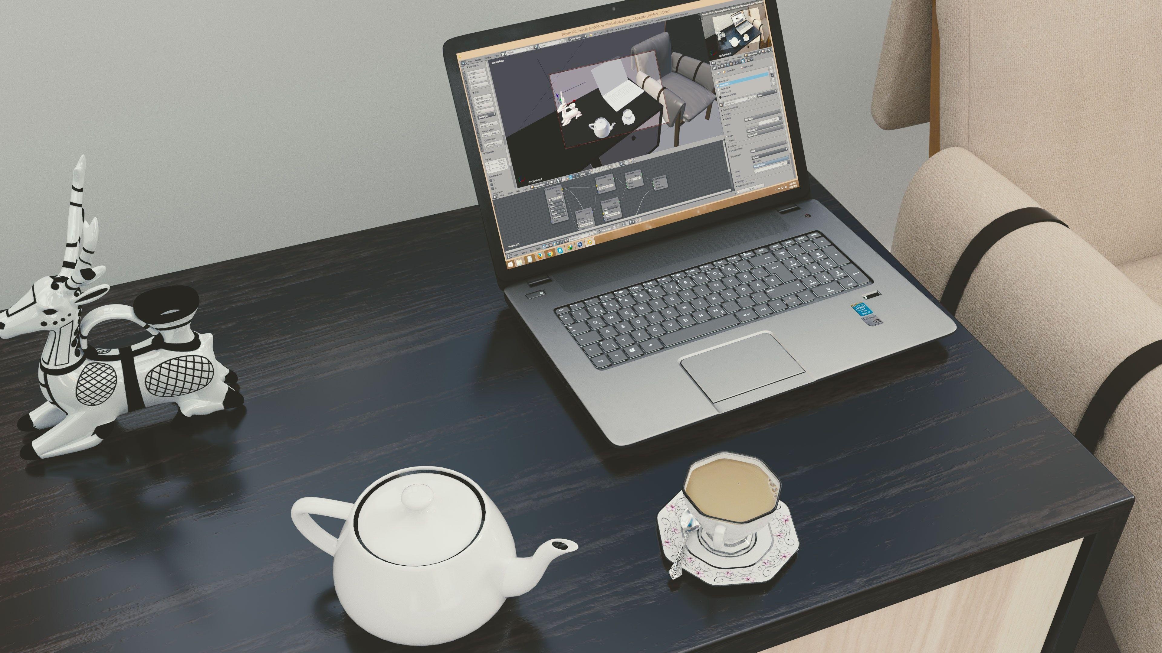 Laptop, Tasse, Kostenlos, Hintergrund, Technologie, 3840x2160 4K Desktop