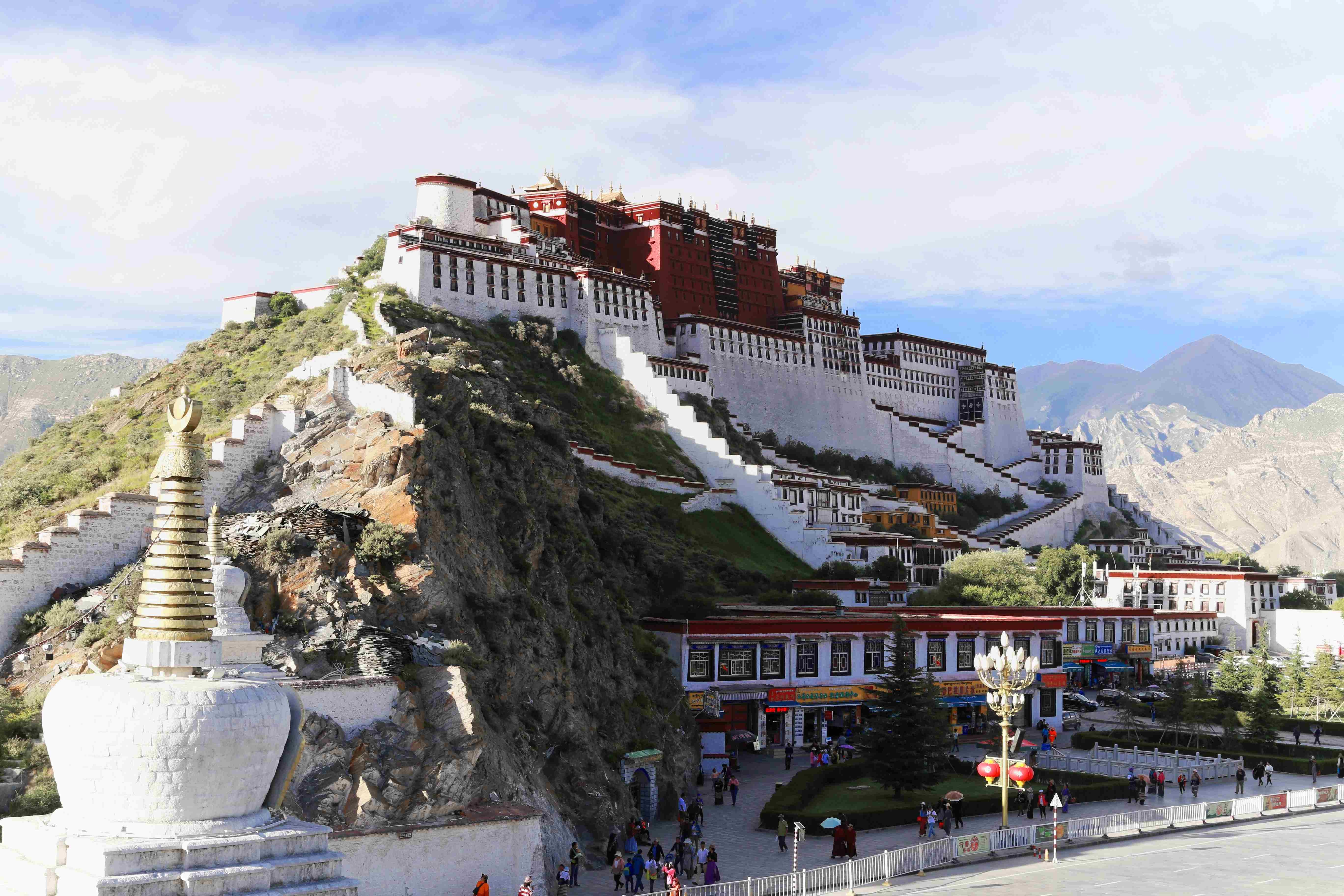 Potala Palast, Besucherinfo, Geschichte, Tibet, Architektur, 5480x3650 4K Desktop