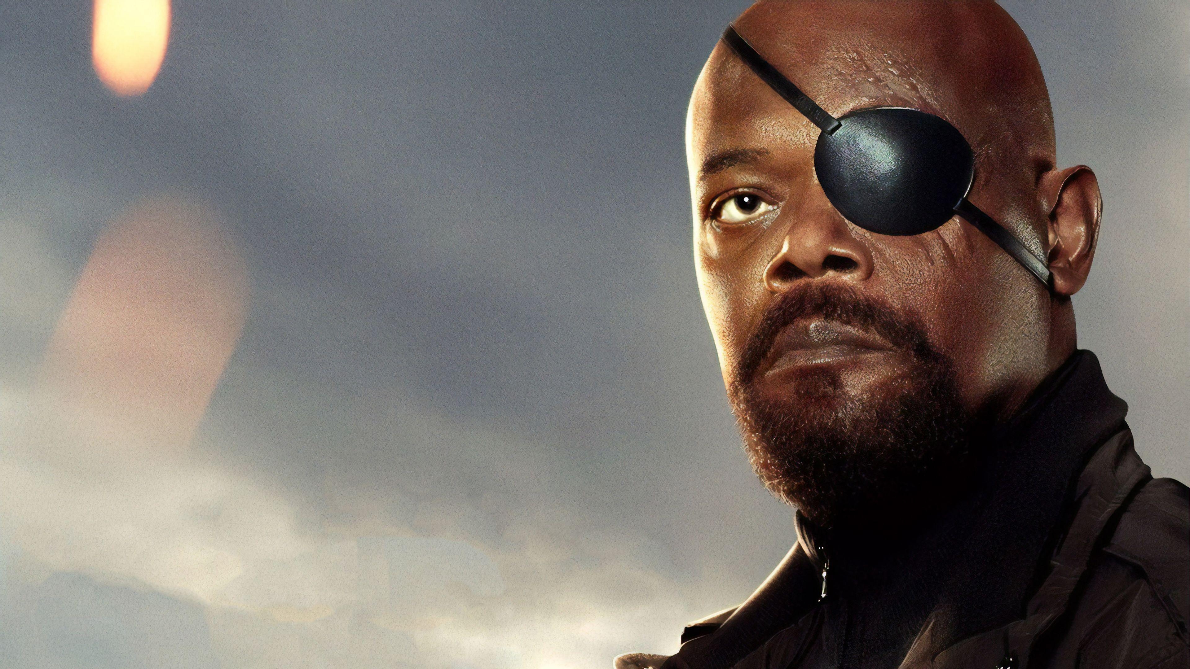 Samuel L. Jackson, Nick Fury, Spider-Man, Schauspieler, Filmrolle, 3840x2160 4K Desktop