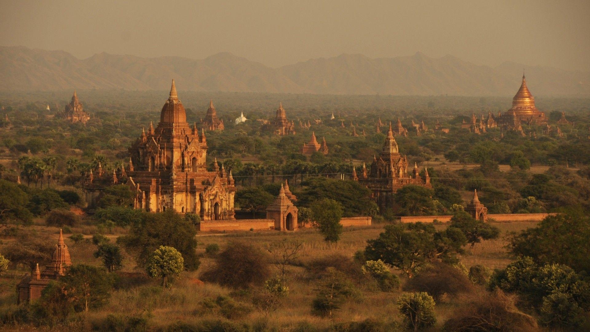 Bagan, Tempel, Myanmar, Tourismus, Reisen, 1920x1080 Full HD Desktop