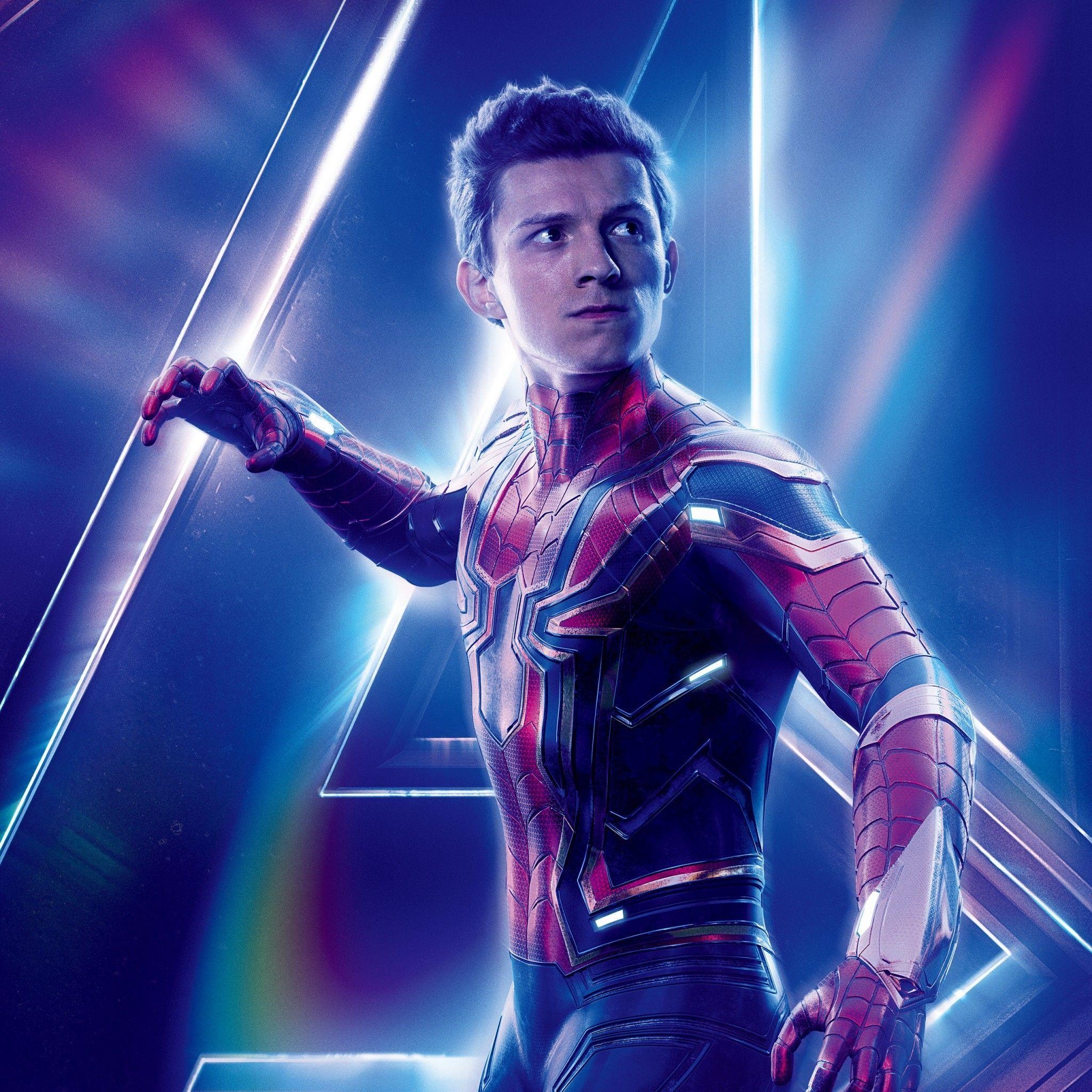 Tom Holland, 2018, Schauspieler, Film, Hintergrund, 2050x2050 HD Handy