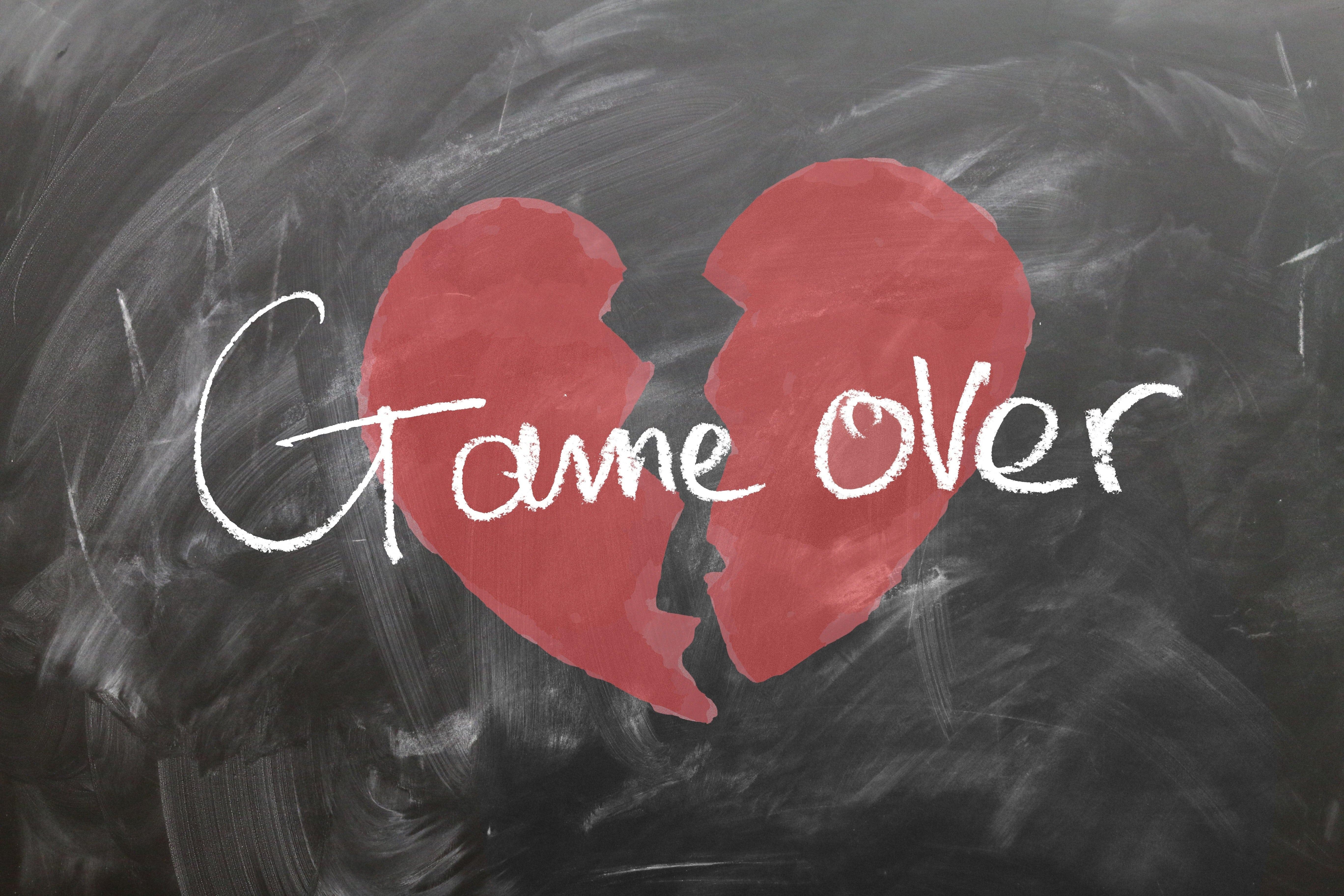 Game Over, Herz, Hintergrund, Kostenlos, Broken, 5480x3650 4K Desktop