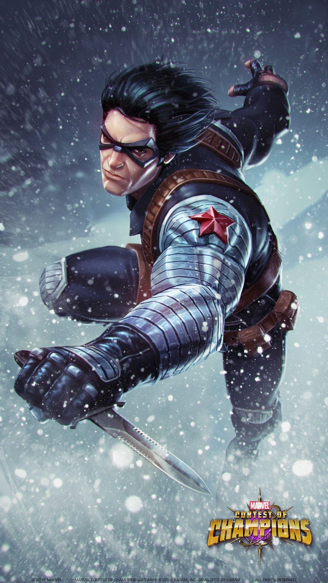 Winter Soldier, Marvel, Bucky Barnes, Actionfilm, Abenteuer, 1080x1920 Full HD Handy