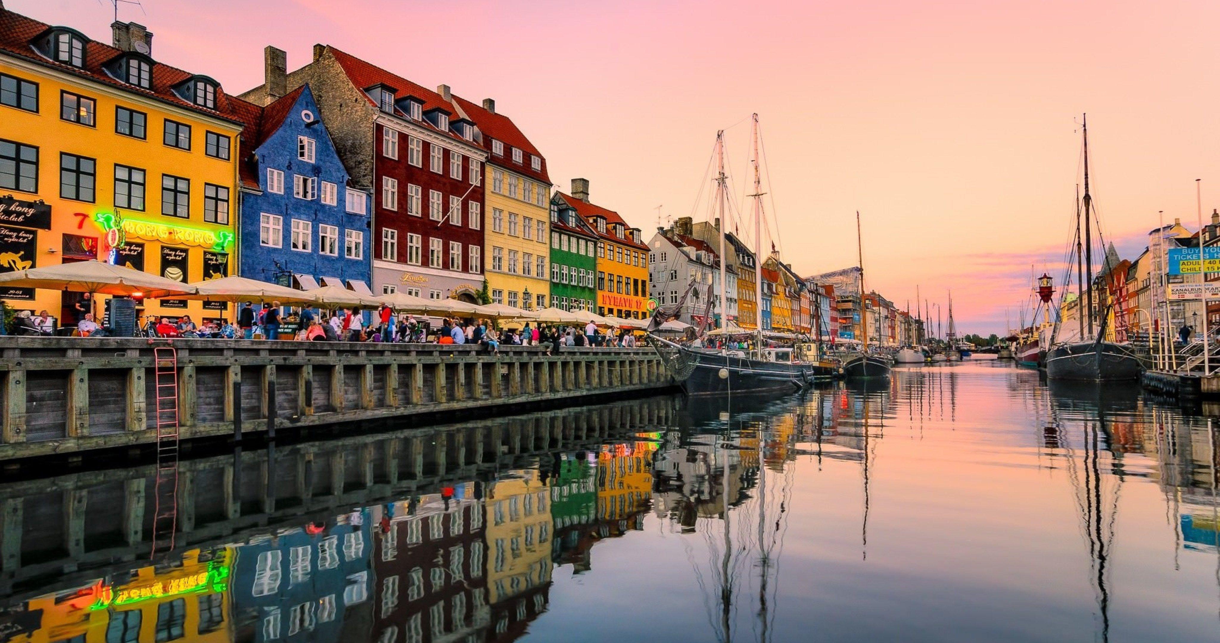 Nyhavn, Kopenhagen, Hafen, 4K, Reisen, 4100x2160 4K Desktop