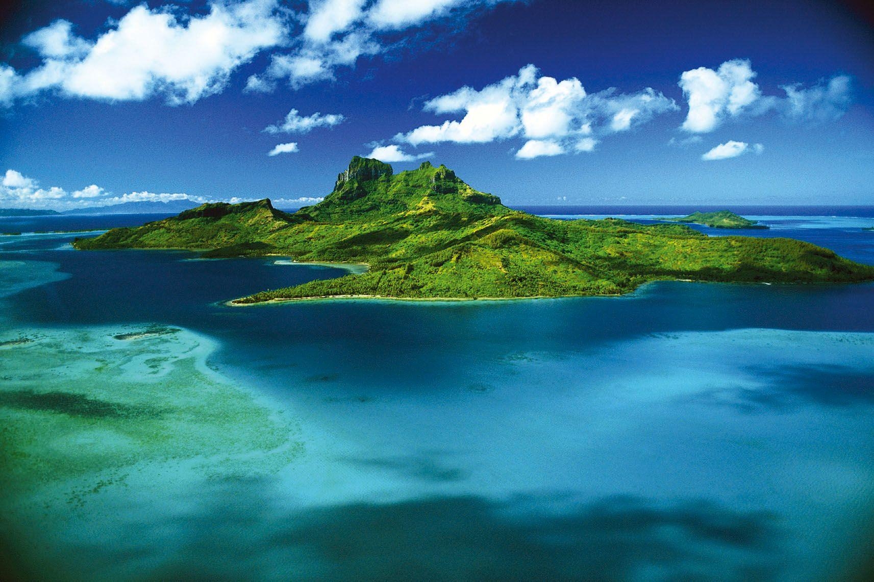 Bora Bora, Französisch-Polynesien, Hintergrund, HD, Insel, 1720x1150 HD Desktop