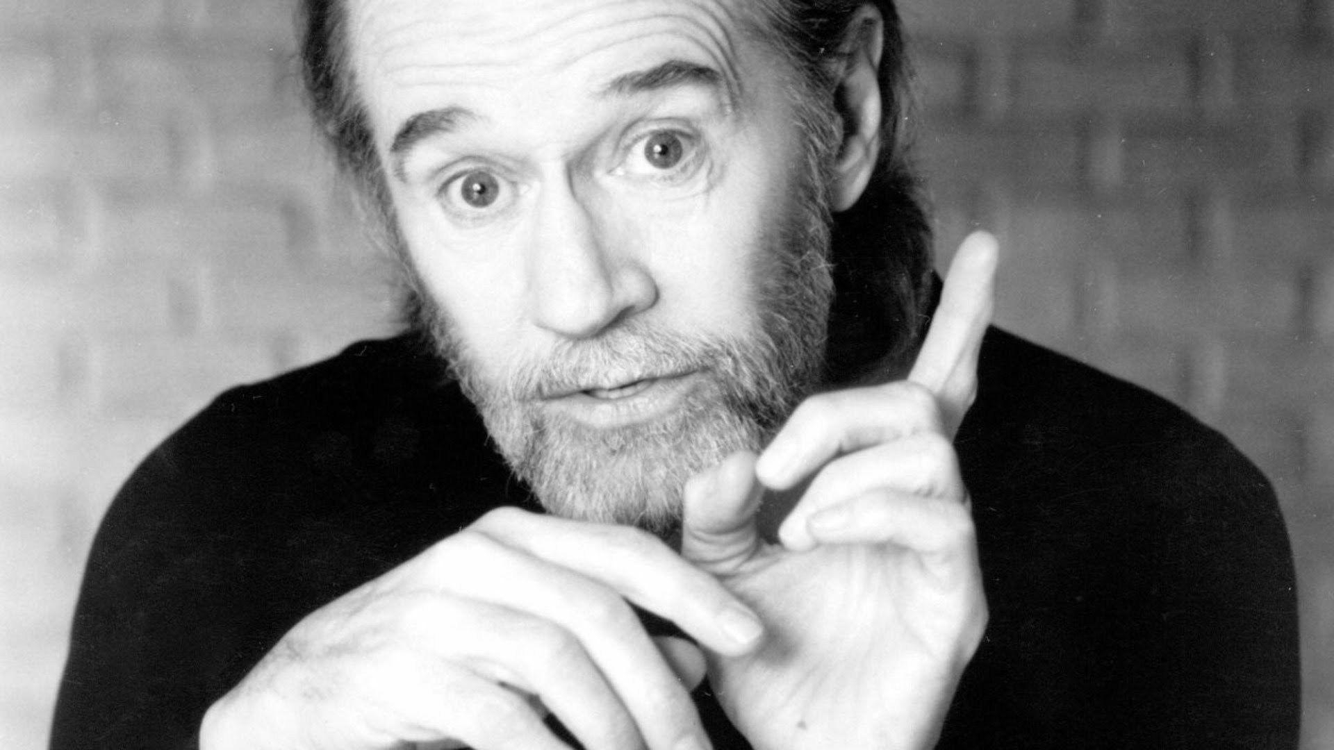 George Carlin, HD, Hintergrund, Satire, Kritiker, 1920x1080 Full HD Desktop