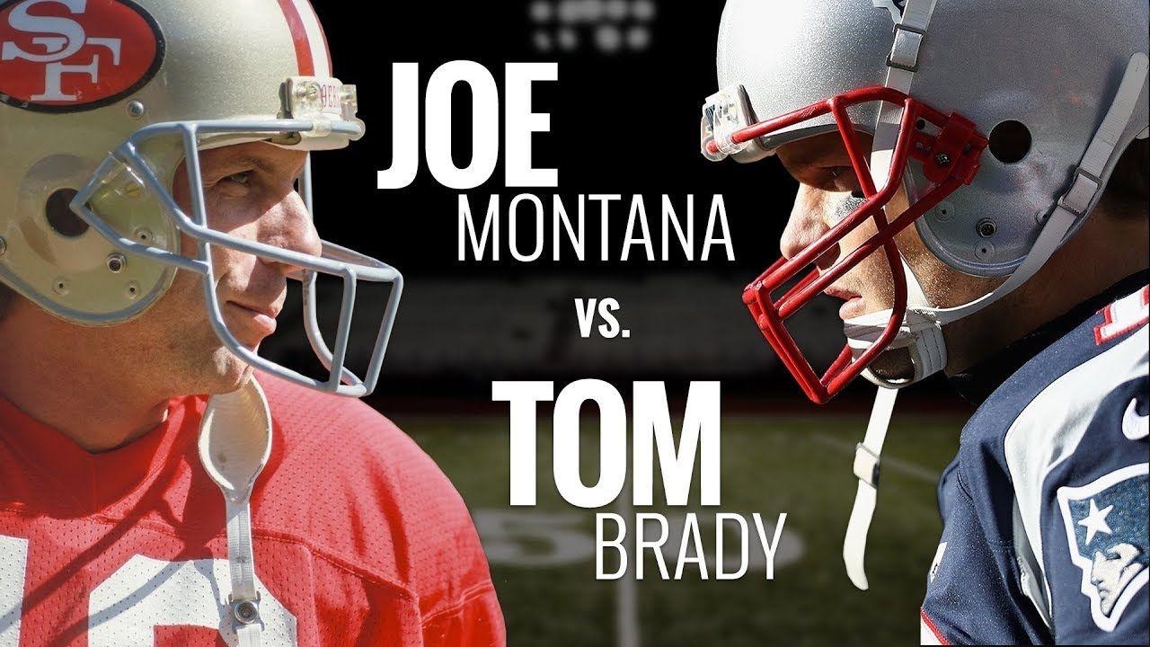 Joe Montana, Tom Brady, bester Quarterback, NFL, Diskussion, 1280x720 HD Desktop