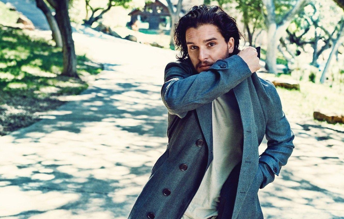 Kit Harington, Schauspieler, Locken, Mantel, Bild, 1340x850 HD Desktop