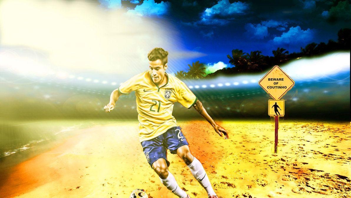 Philippe Coutinho, Brasilien, Desktop, Fußball, 1200x670 HD Desktop