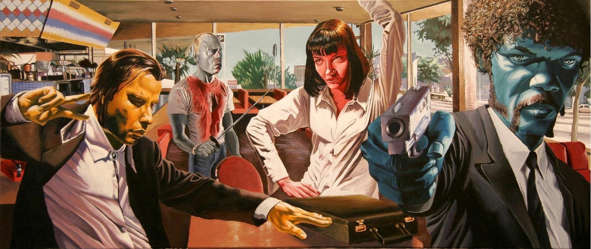 Pulp Fiction, Bild, HD, Film, Hintergrundfoto, 1920x810 Dual Screen Desktop