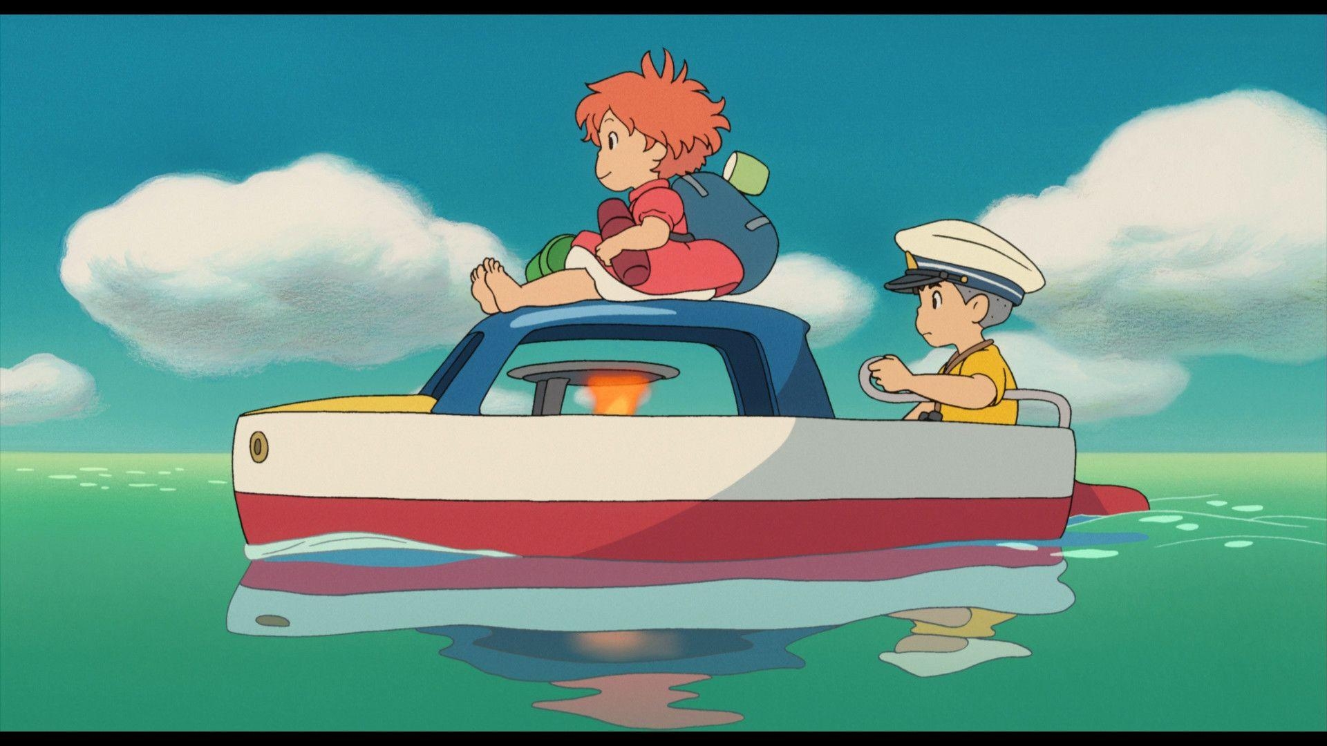 Ponyo Anime, Windows, HD, Download, Ghibli, 1920x1080 Full HD Desktop