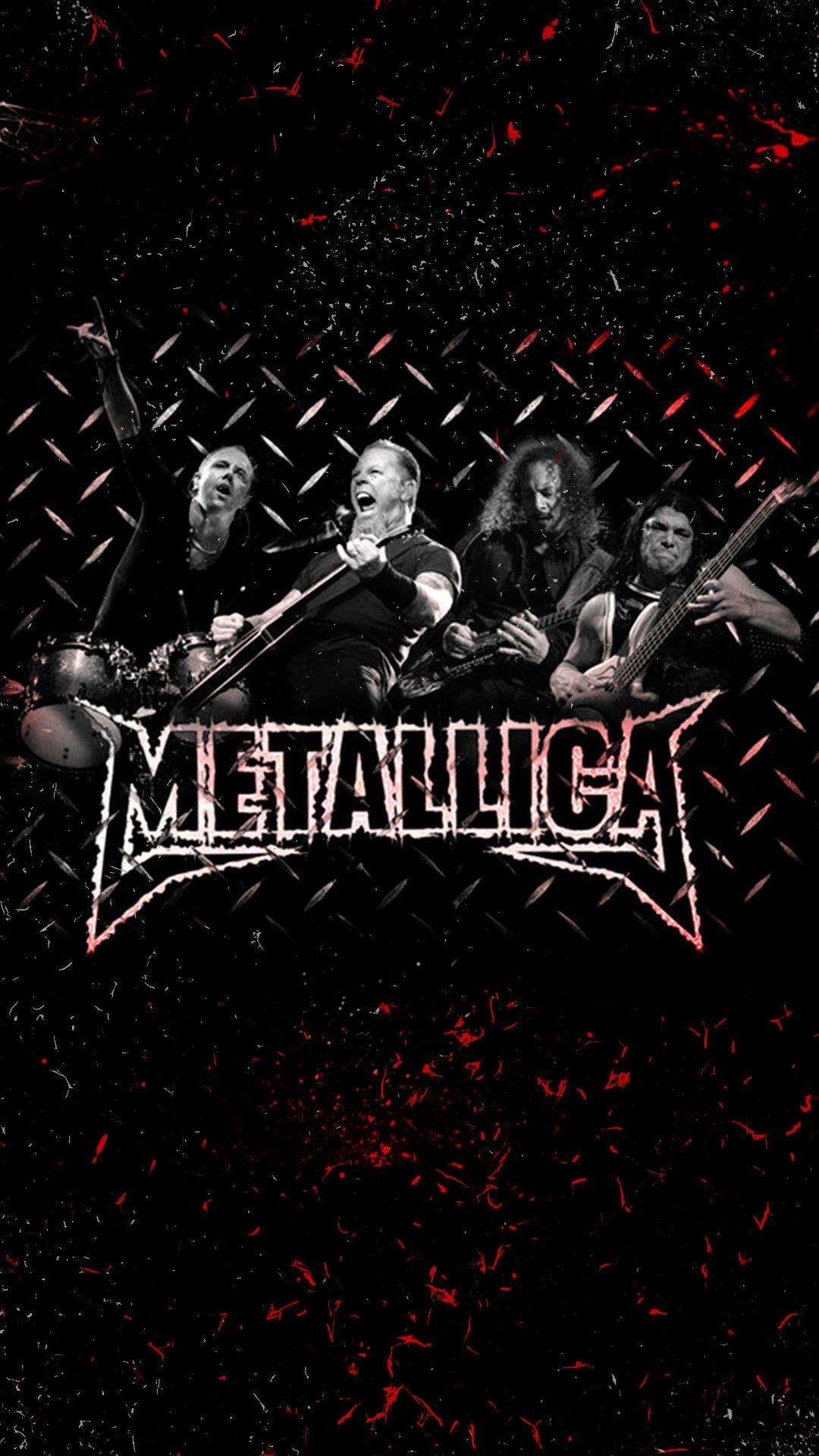 Metallica, Rock, Band, Hintergrund, Hochformat, 1080x1920 Full HD Handy