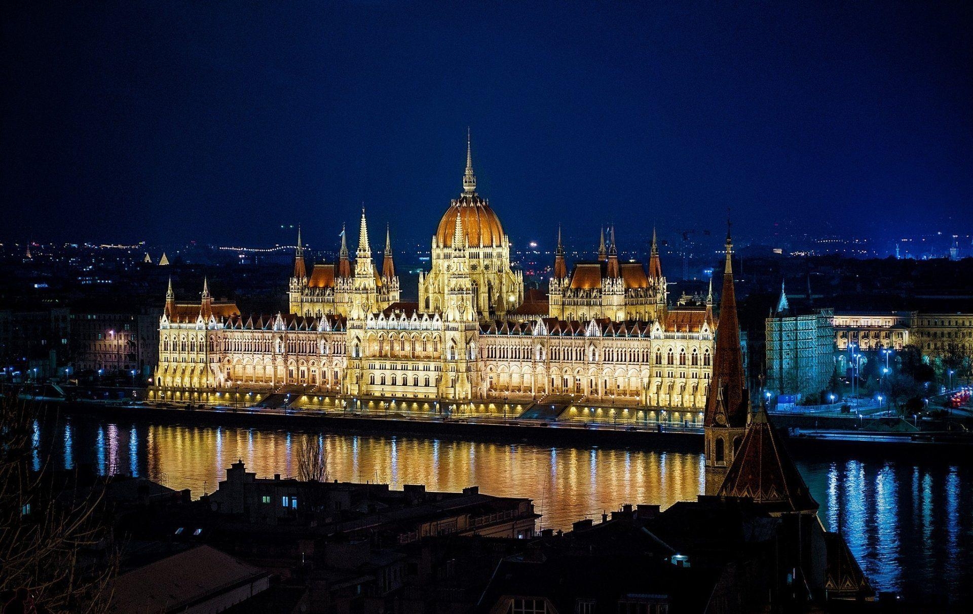 Europa, Parlamentsgebäude, Fluss, Architektur, Reisen, 1920x1220 HD Desktop