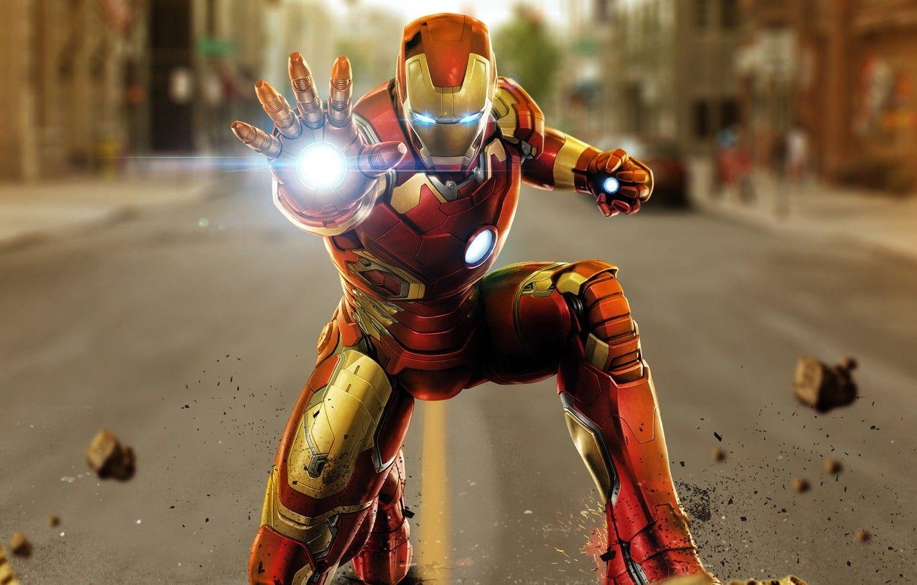 Iron Man, Kunst, Kostüm, Comic, Marvel, 1340x850 HD Desktop