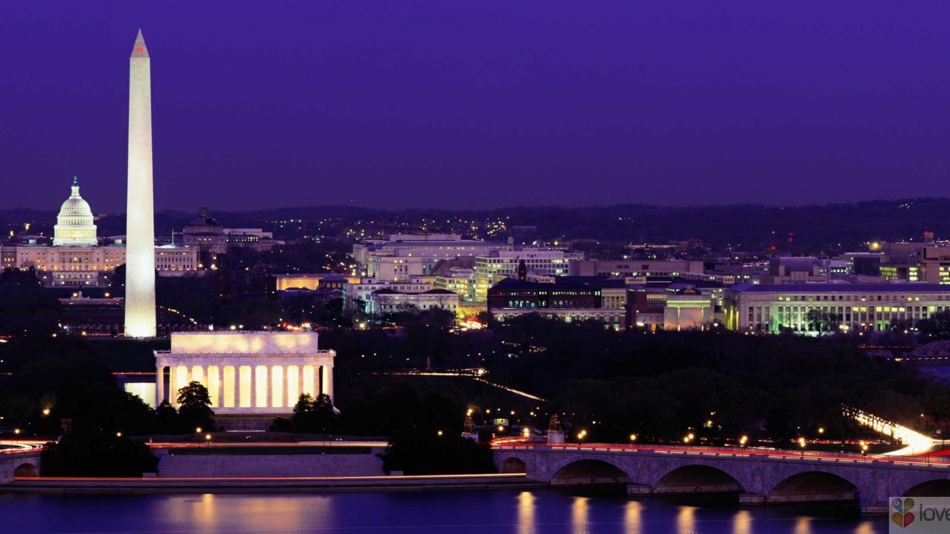 Washington DC, Monument, Hauptstadt, Sehenswürdigkeiten, USA, 1920x1080 Full HD Desktop