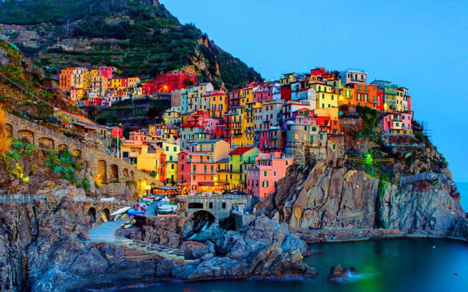 Griechenland, Italien, Manarola, Frei, Hintergrund, 1920x1200 HD Desktop