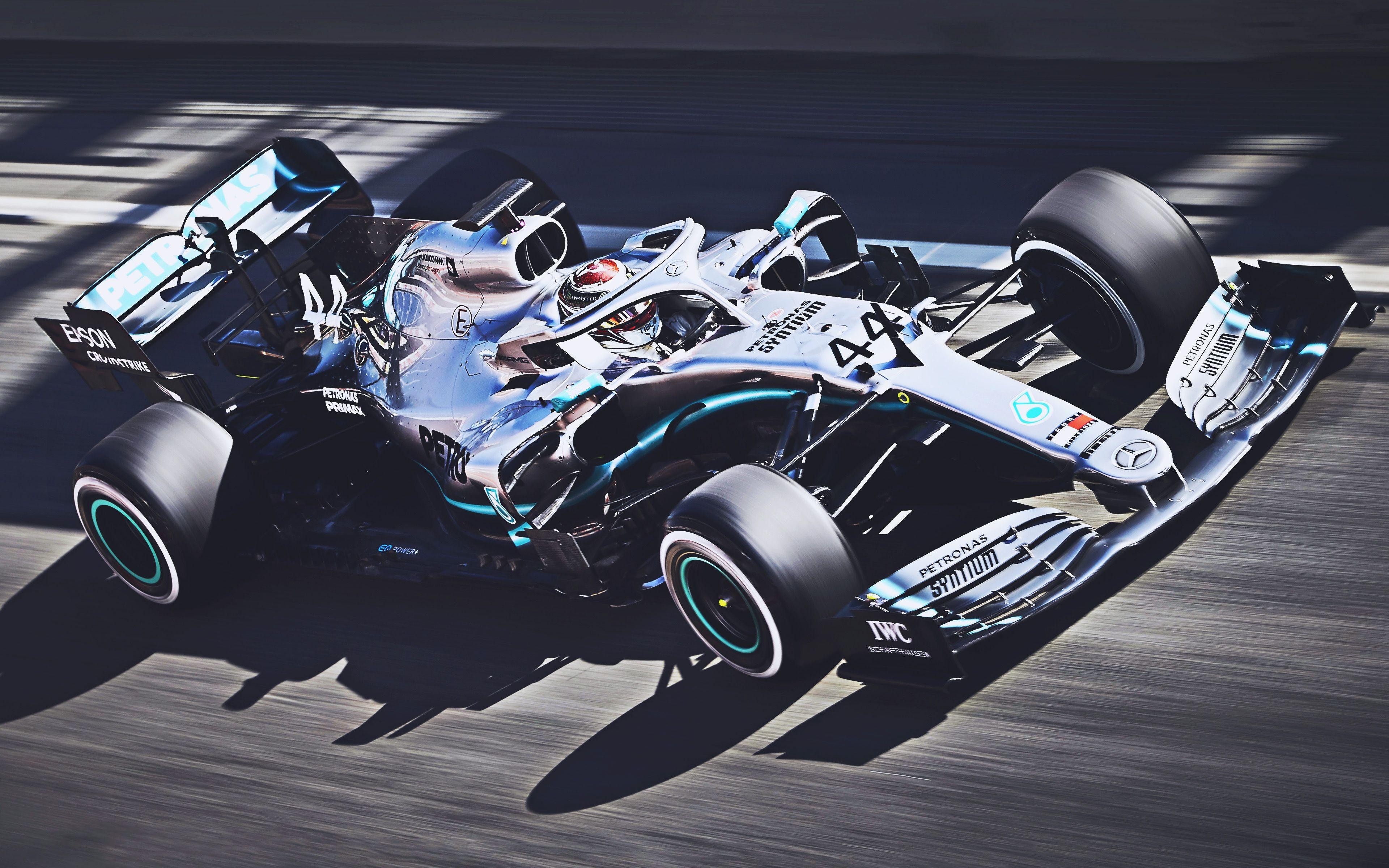 Lewis Hamilton, 4K, Rennstrecke, Mercedes, Formel 1, 3840x2400 4K Desktop