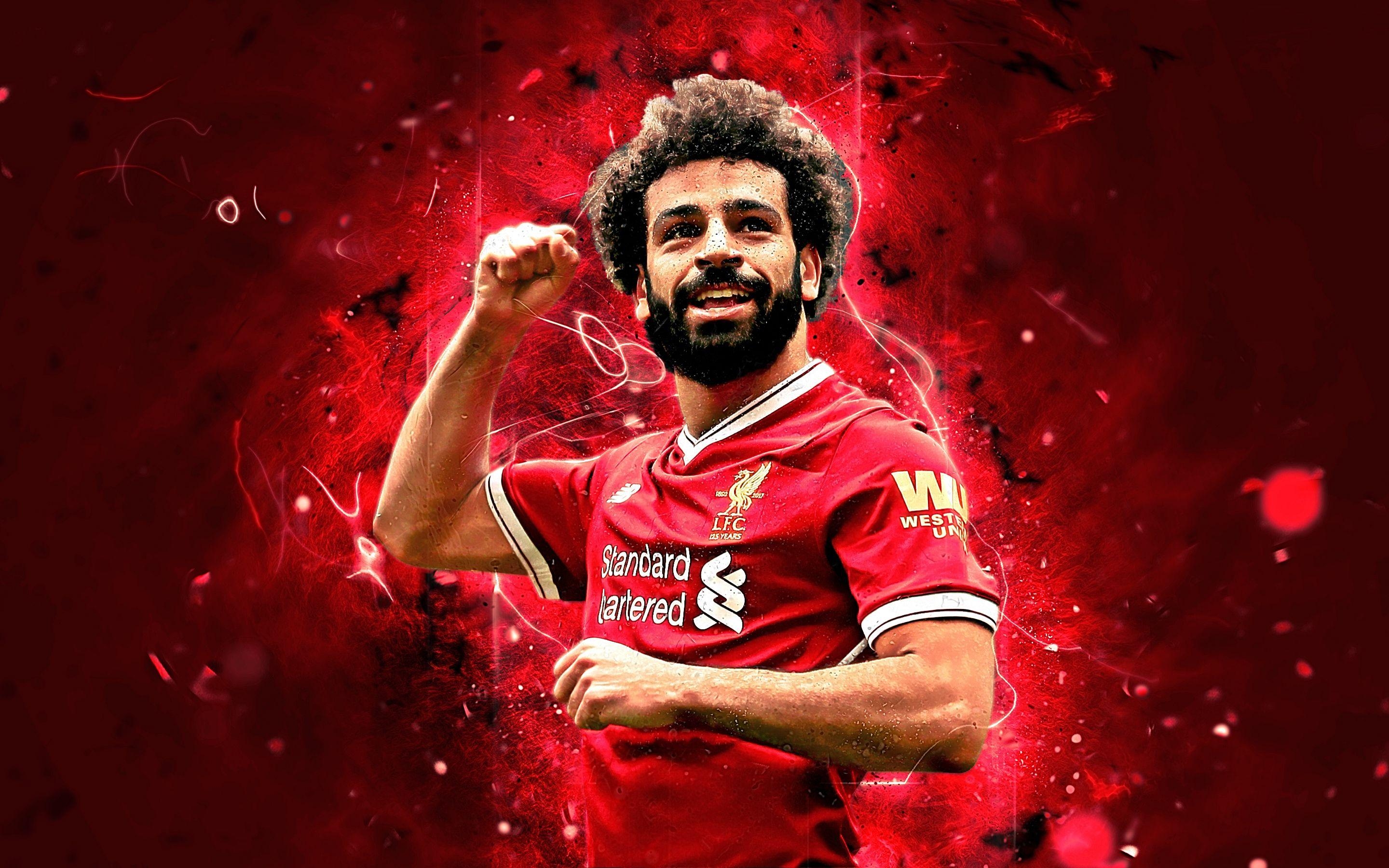 Mohamed Salah, HD Hintergrundbild, Bild, Fußball, Sport, 2880x1800 HD Desktop