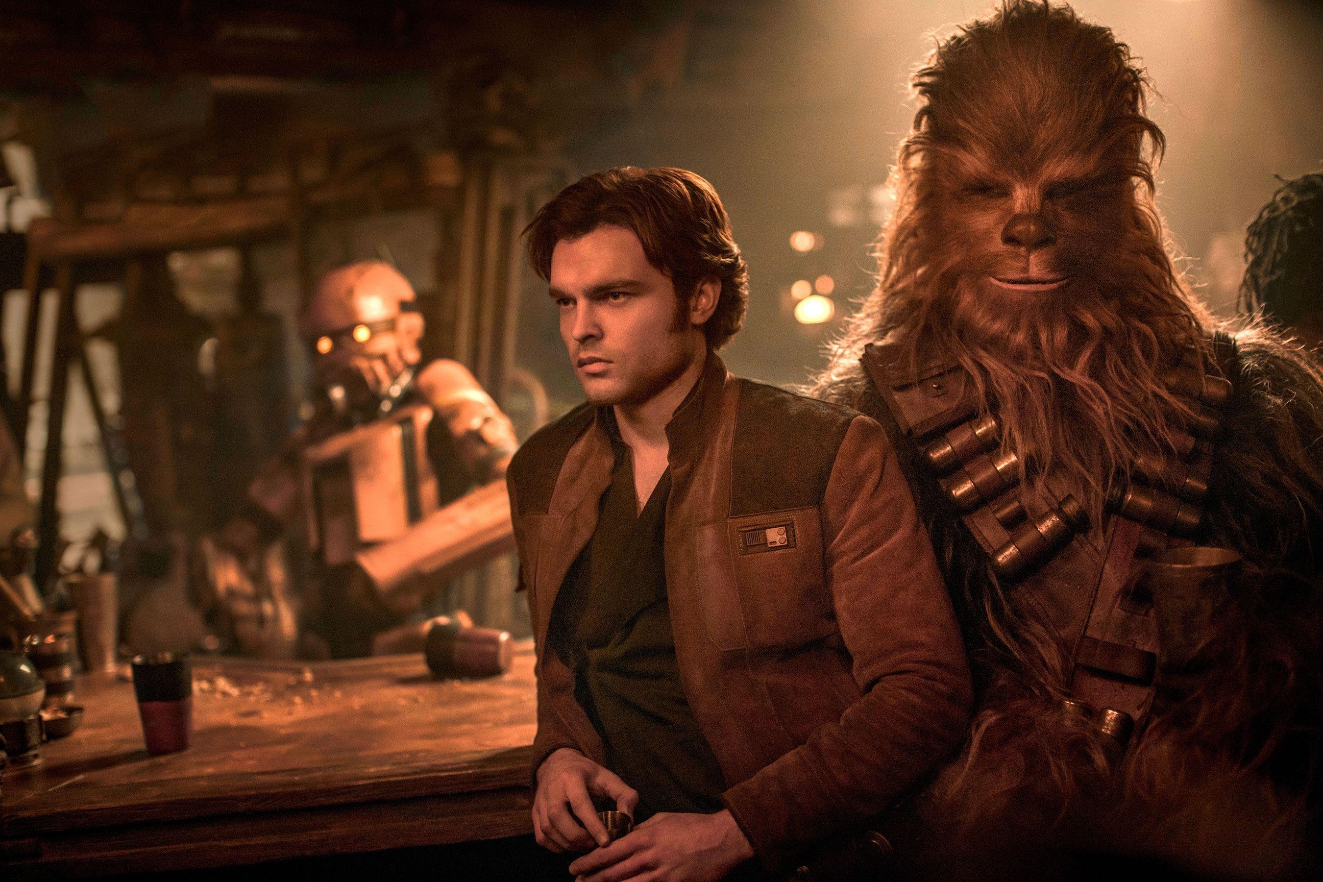 Han Solo, Chewbacca, Star Wars, Solo, Film, 2700x1800 HD Desktop