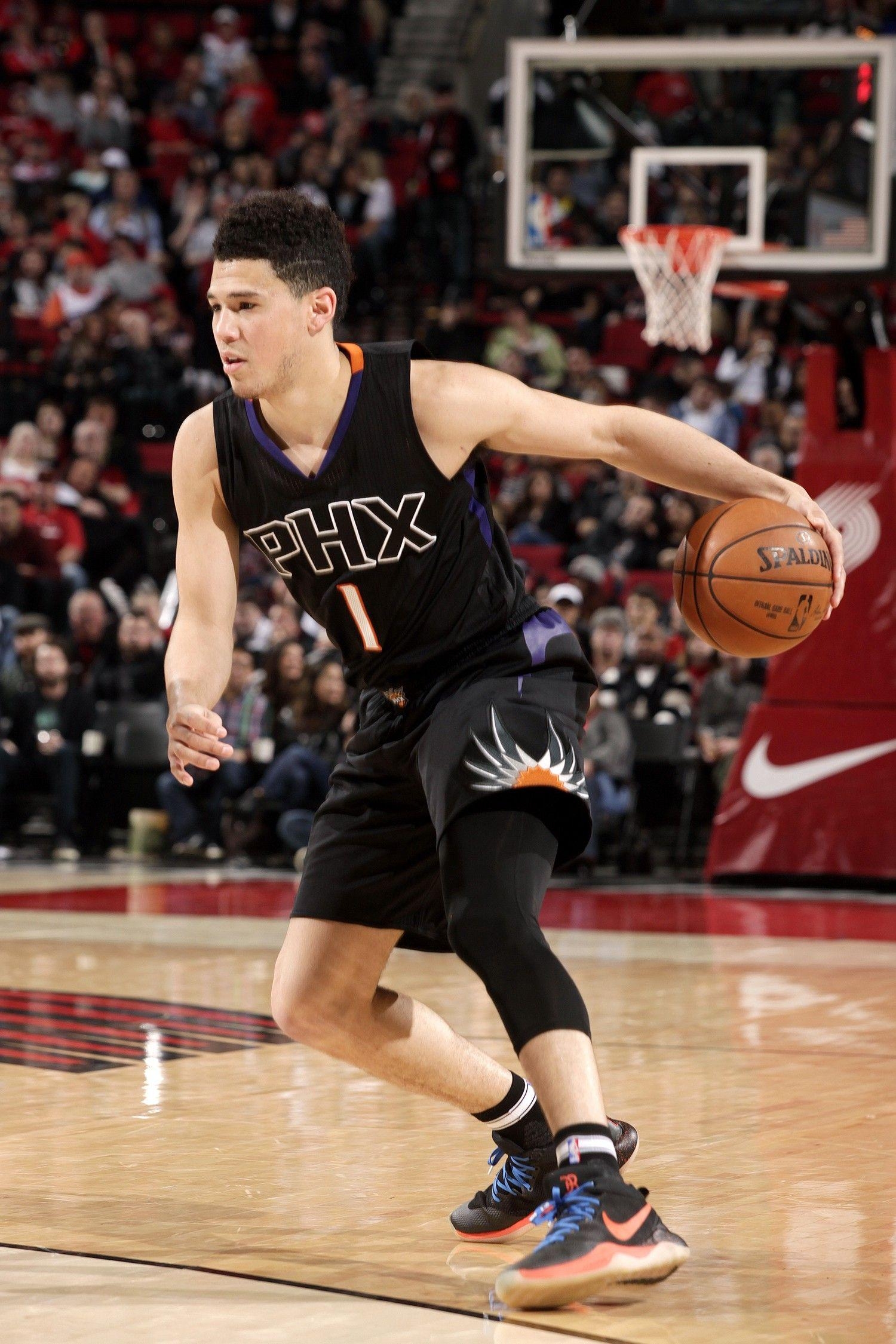 Devin Booker, All-Star, NBA-Spiel, Auswahl, Phoenix Suns, 1500x2250 HD Handy