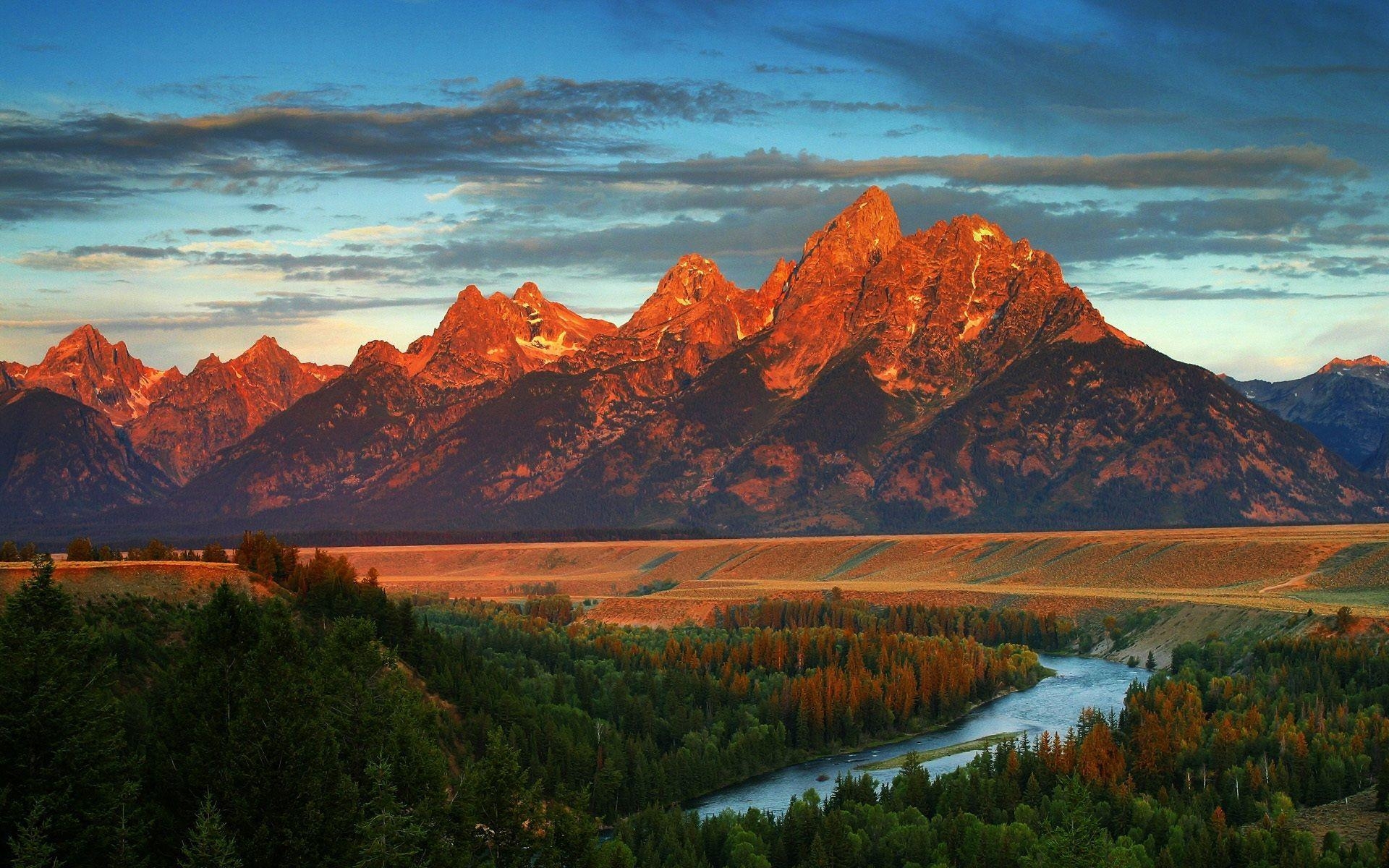 Wyoming, Reisen, USA, Hintergrund, Natur, 1920x1200 HD Desktop