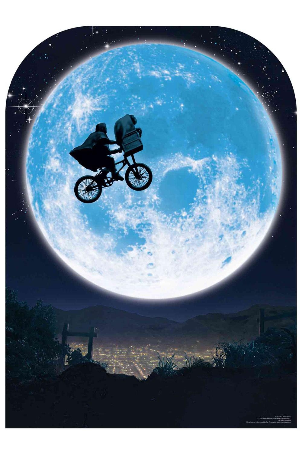 ET, Vollmond, Flugszene, Schnittfigur, klassisch, 1000x1500 HD Handy