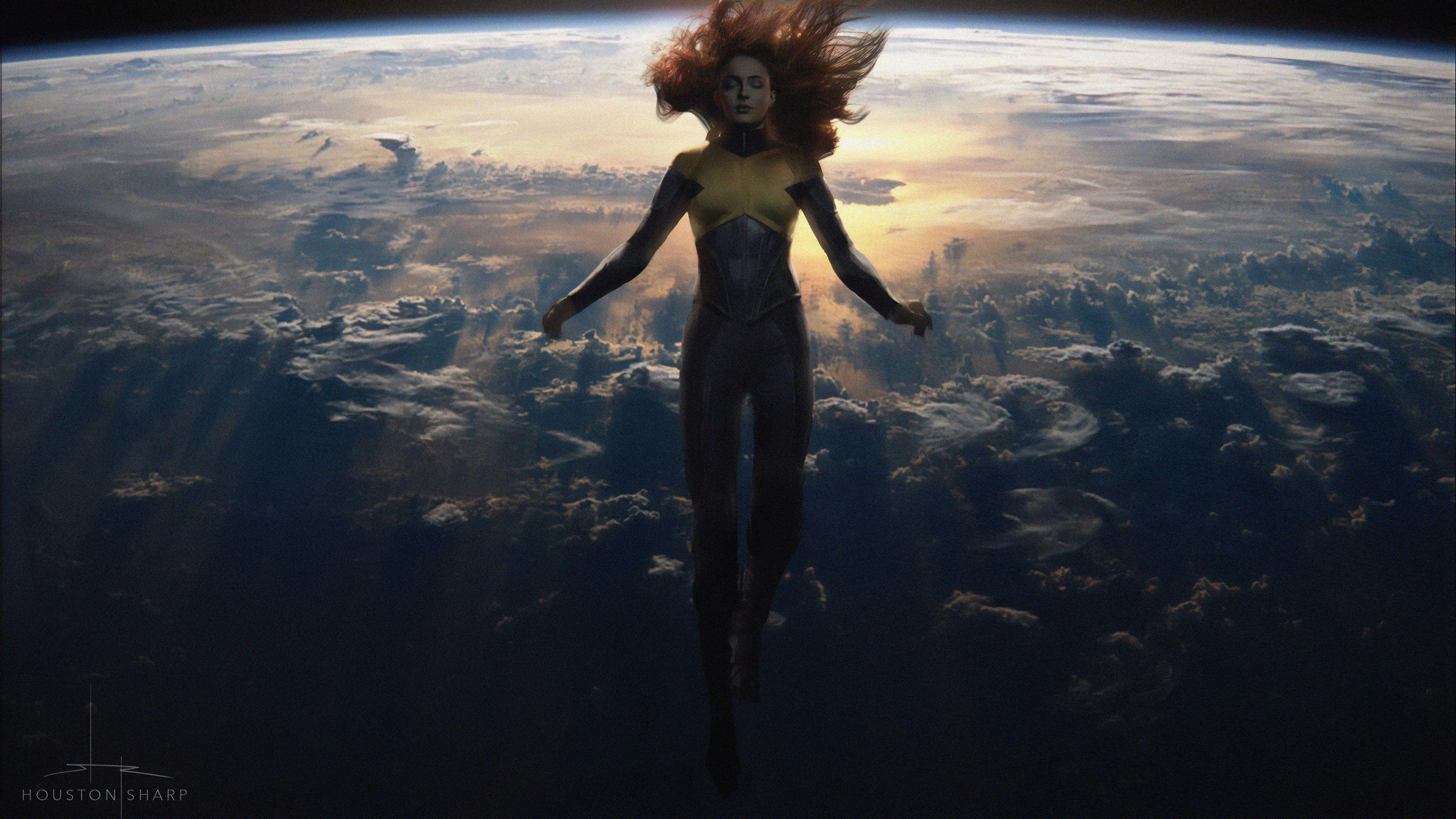 4K, Sophie Turner, Dark Phoenix, Filme, 2019, 3840x2160 4K Desktop