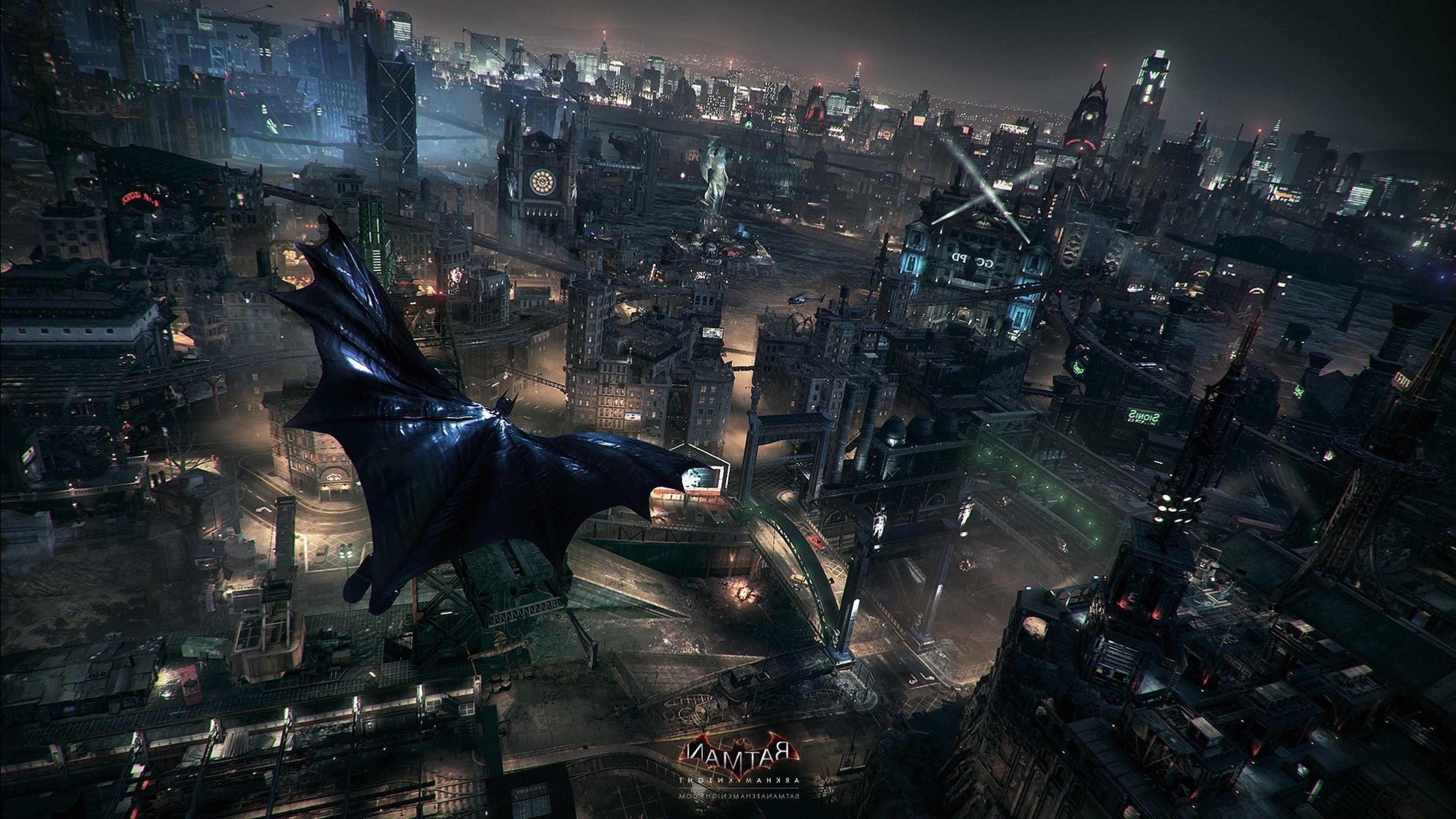 Batman, Arkham Knight, Rocksteady Studios, Gotham, Spiel, 3840x2160 4K Desktop