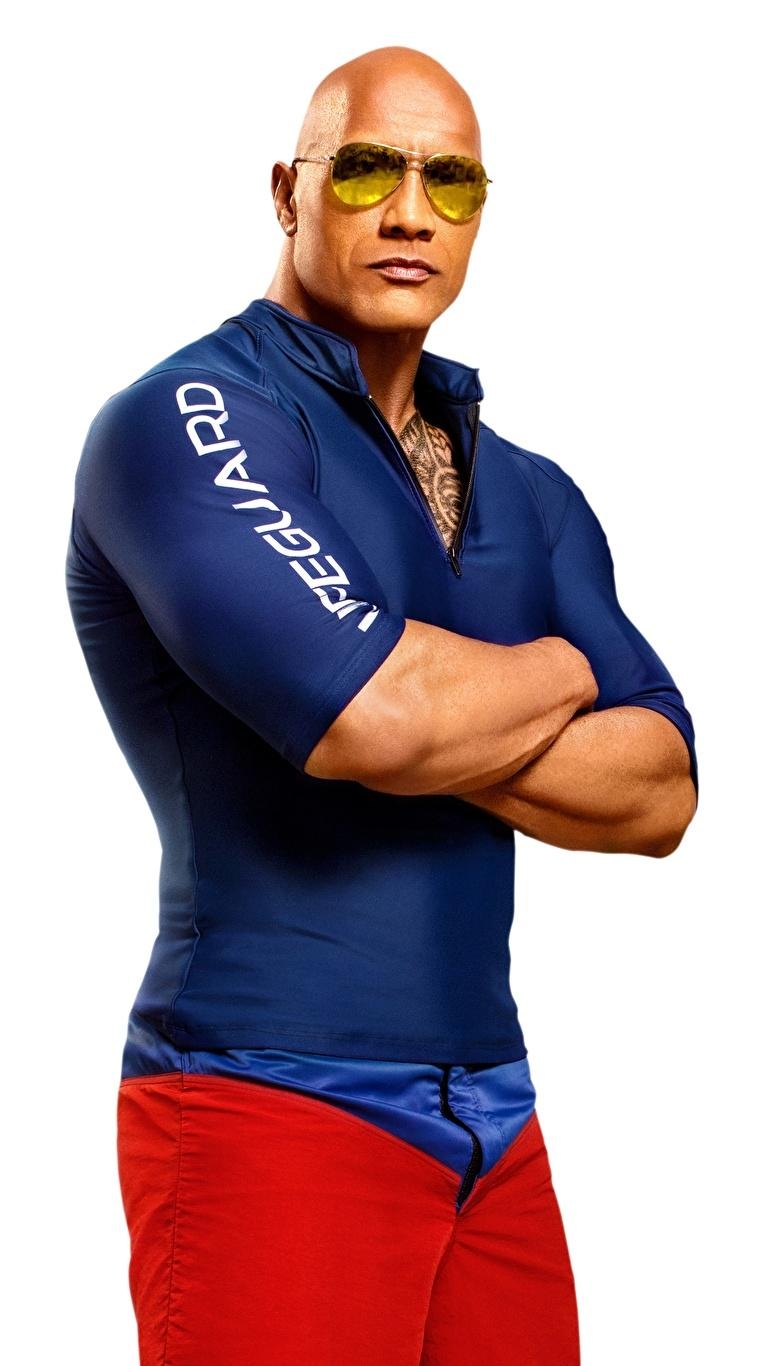 Dwayne Johnson, Männer, Mitch Buchannon, Brille, Hintergrund, 770x1370 HD Handy