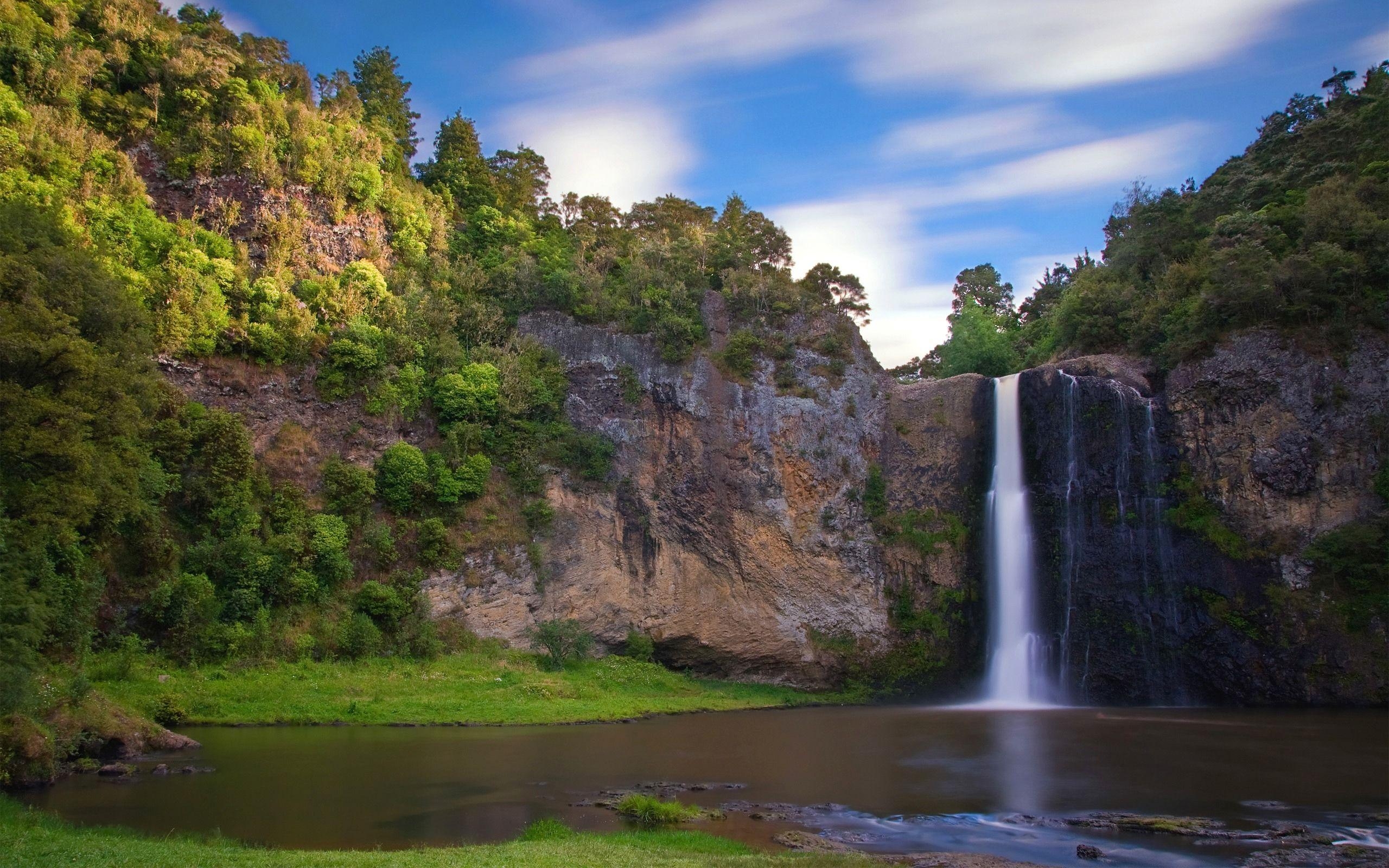 Hunua Falls, Neuseeland, Wasserfall, Natur, Landschaft, 2560x1600 HD Desktop