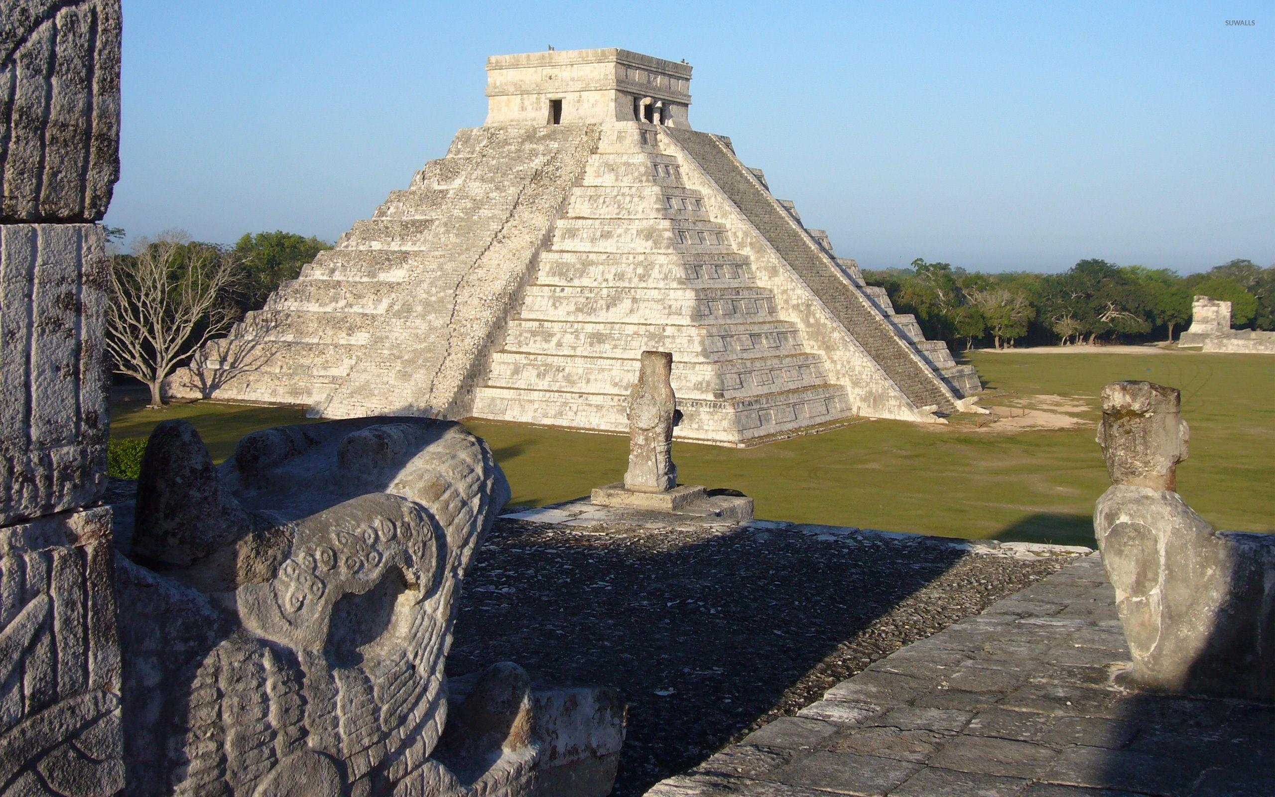 Chichen Itza, Mexiko, Mayastadt, Pyramiden, Altstadt, 2560x1600 HD Desktop