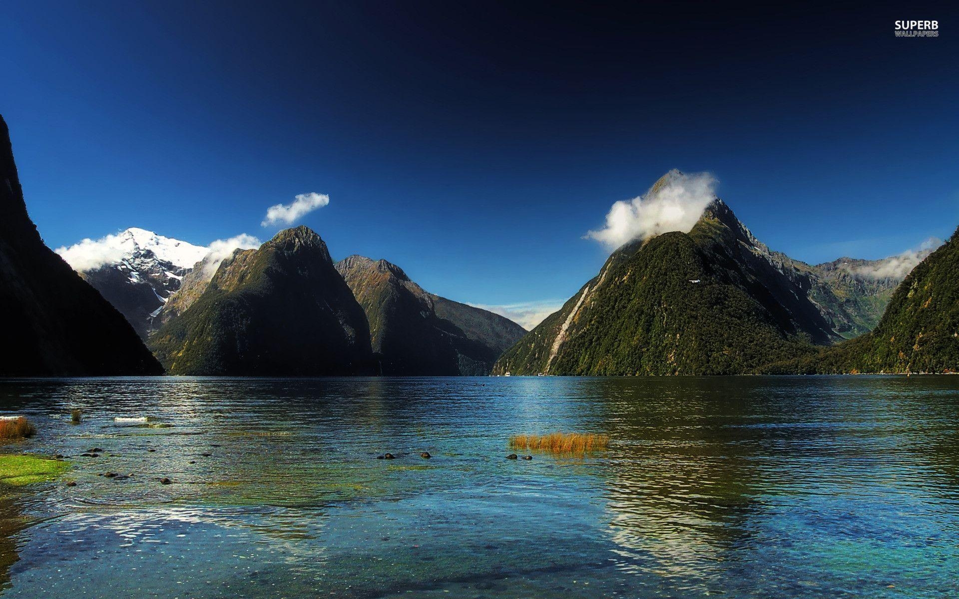 Milford Sound, Naturkulisse, Reiseziel, Neuseeland, Panoramablick, 1920x1200 HD Desktop