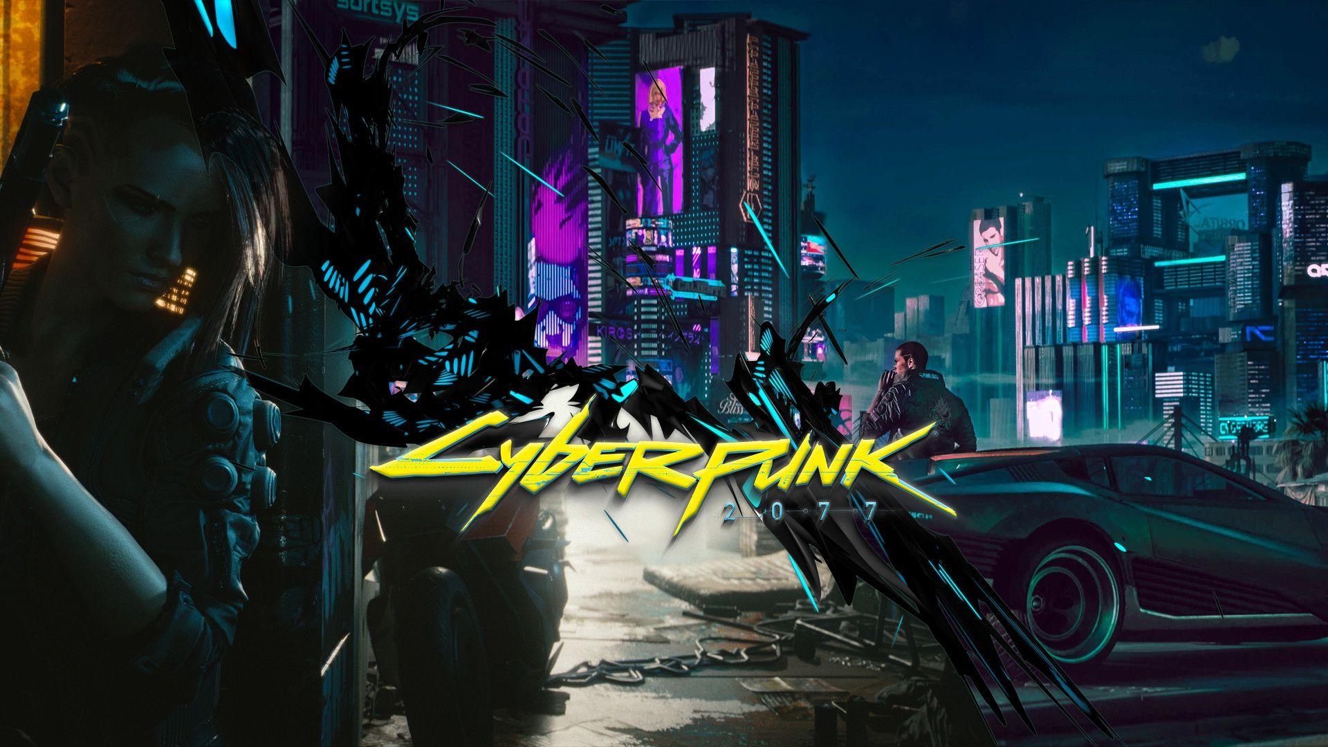 Cyberpunk, 2077, Sci-Fi, Gaming, Hintergrund, 1920x1080 Full HD Desktop