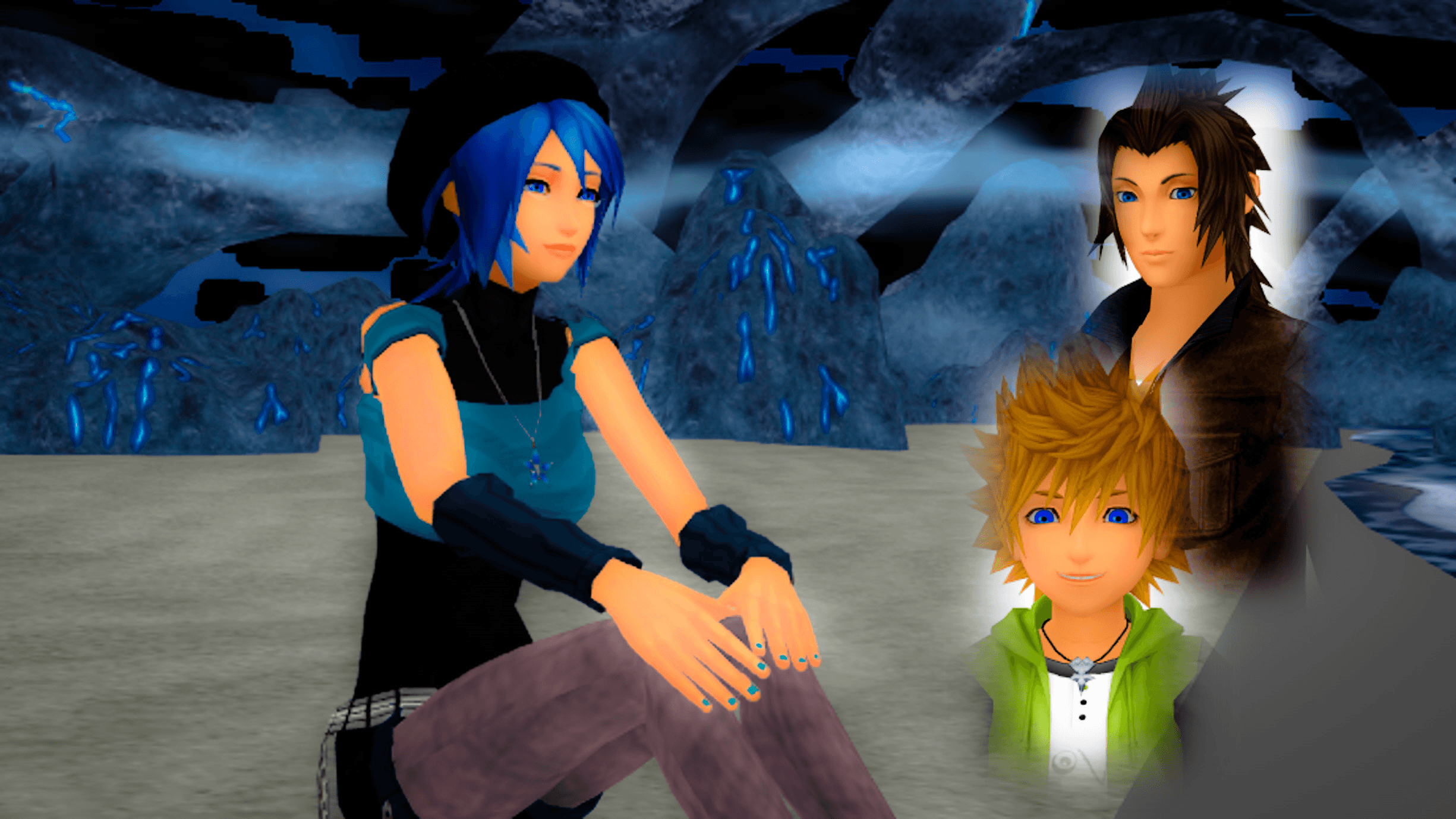 Kingdom Hearts, Trios, Final Mix, Daydream, RPG, 2450x1380 HD Desktop