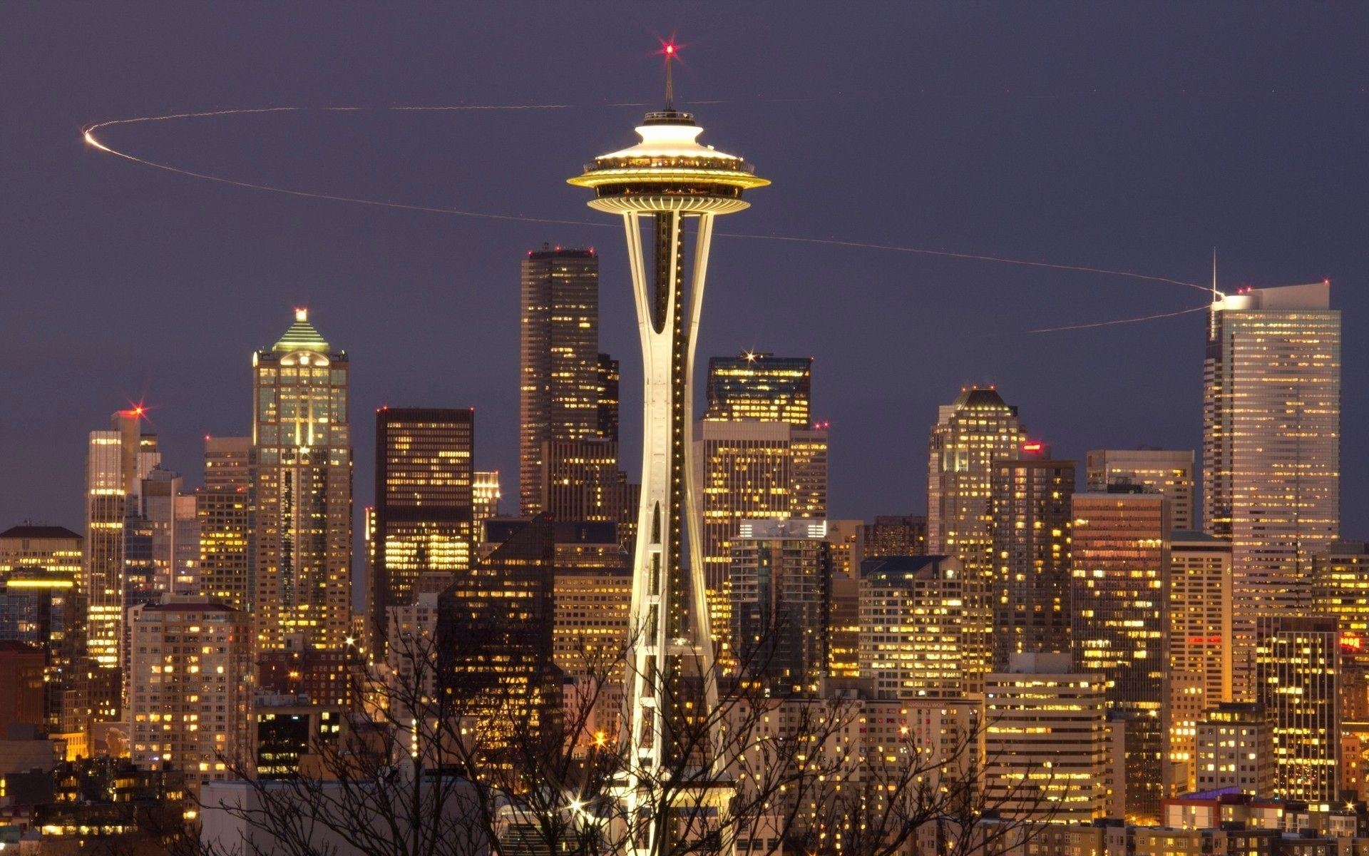 Seattle, Frisch, Space Needle, Bild, Washington, 1920x1200 HD Desktop