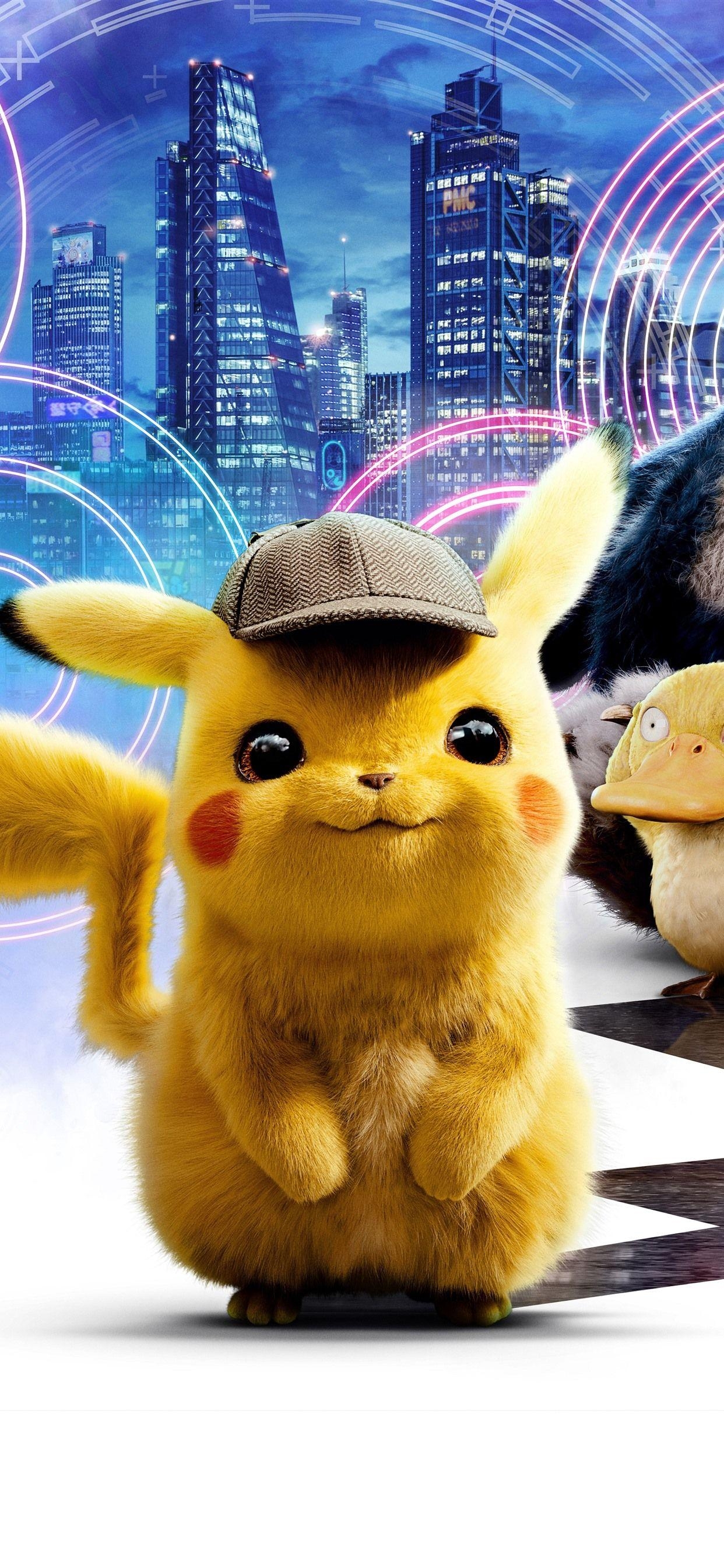 Pokémon Detective Pikachu, 2019, 7680x4320, Film, Pokémon, 1250x2690 HD Handy