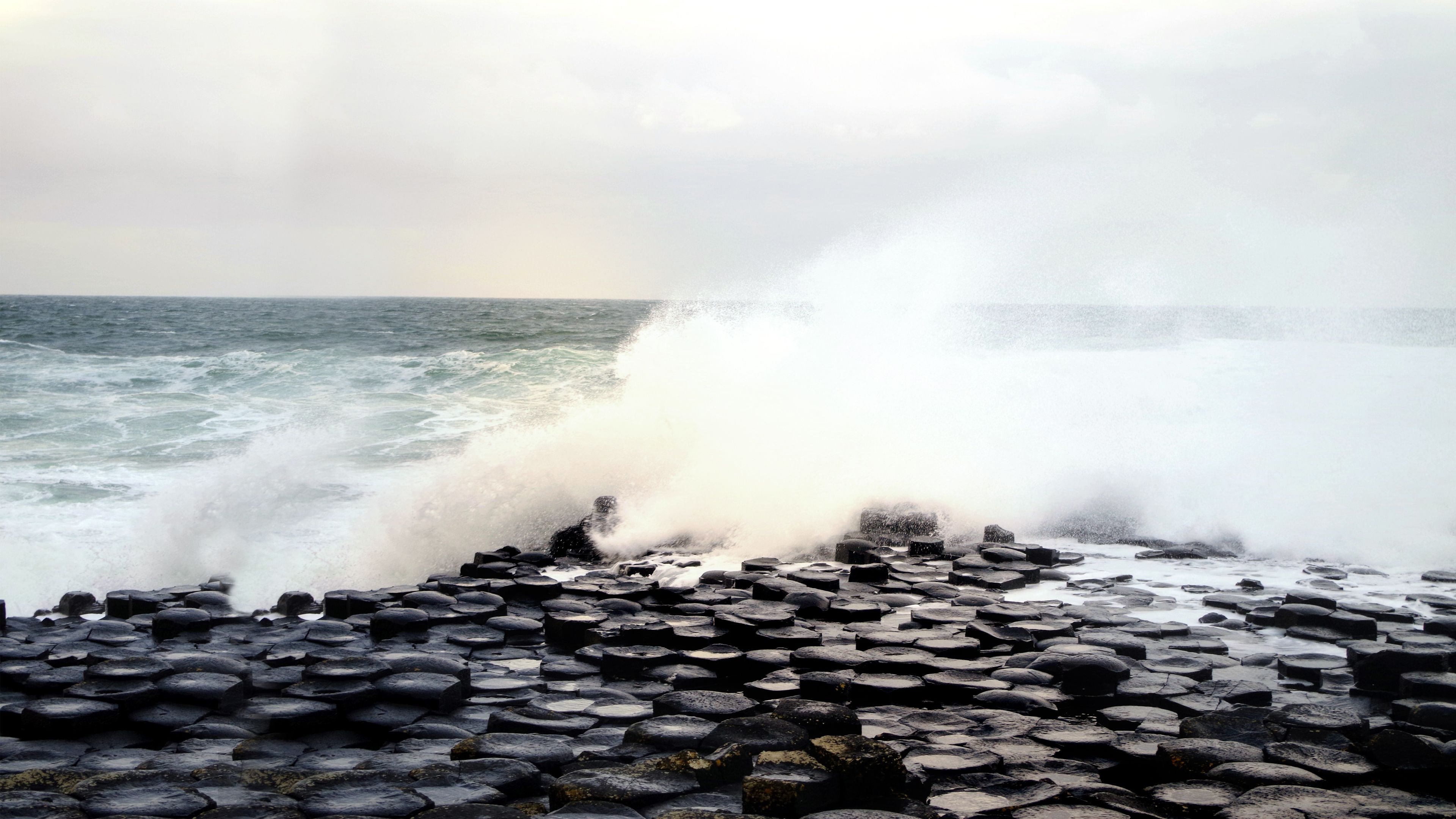 Giants Causeway, 4K, Hintergrund, Natur, Antrim, 3840x2160 4K Desktop