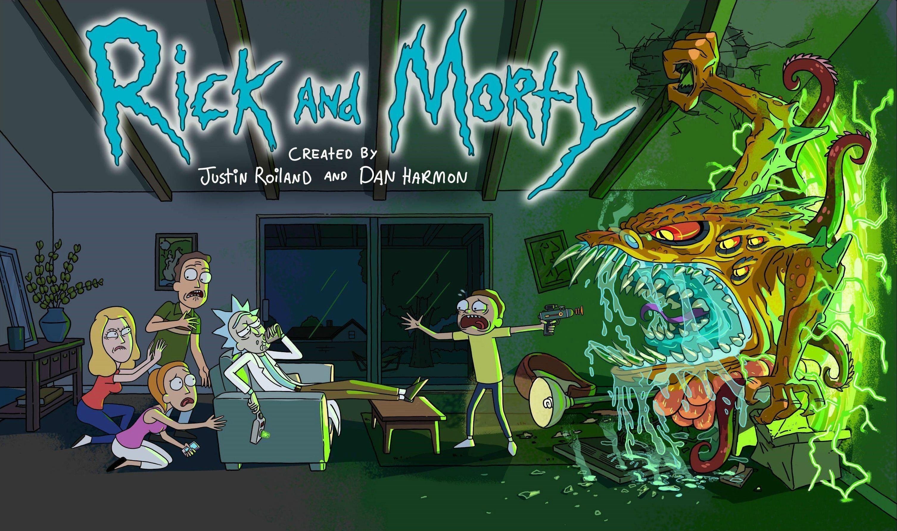 Rick and Morty, Cartoon, Humor, Sci-Fi, Popkultur, 3020x1790 HD Desktop