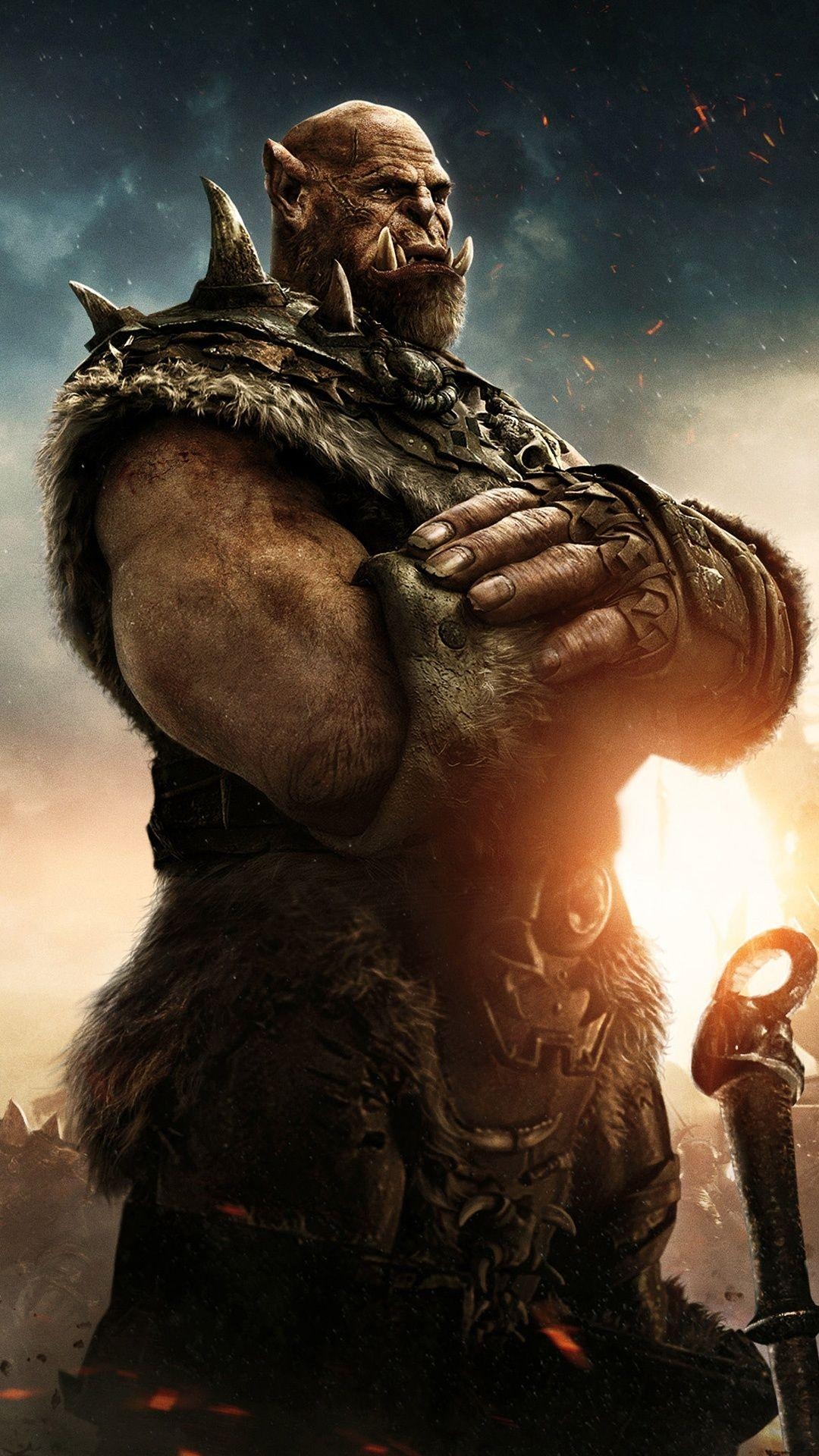 Orgrim, Warcraft Film, JPG, Kostenlos, Download, 1080x1920 Full HD Handy