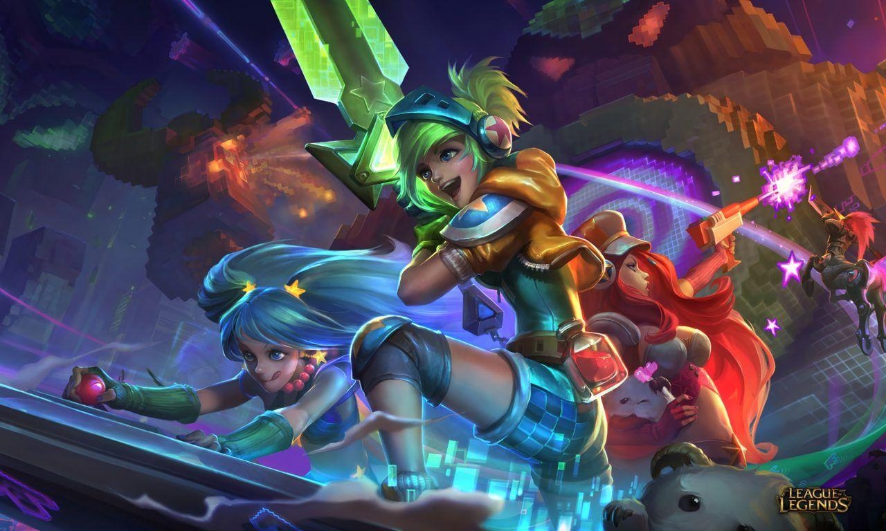 Annie, Riven, League of Legends, 4K, Gaming, 1280x770 HD Desktop