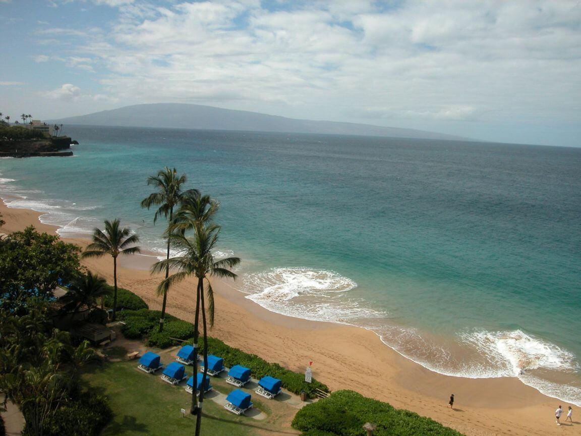 Kaanapali Beach, Lahaina, Hawaii, HD, Landschaft, 1160x870 HD Desktop