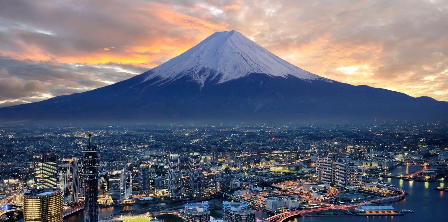 Mount Fuji, Erde, HQ, Japan, Landschaft, 1740x860 Dual Screen Desktop