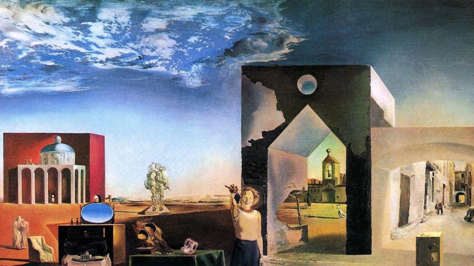 Salvador Dalí, Kunst, surrealistisch, Meisterwerk, Fantasie, 1920x1080 Full HD Desktop