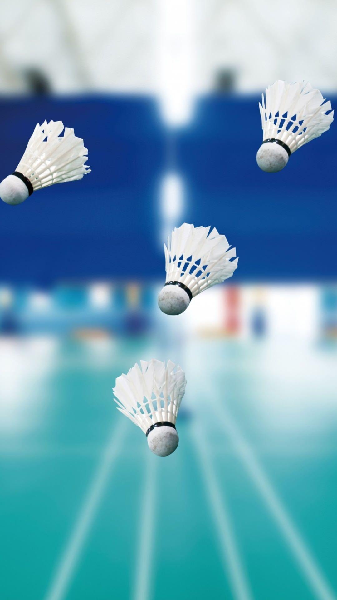 Badminton, Aufschlag, Shuttlecock, Halle, Sportlich, 1080x1920 Full HD Handy