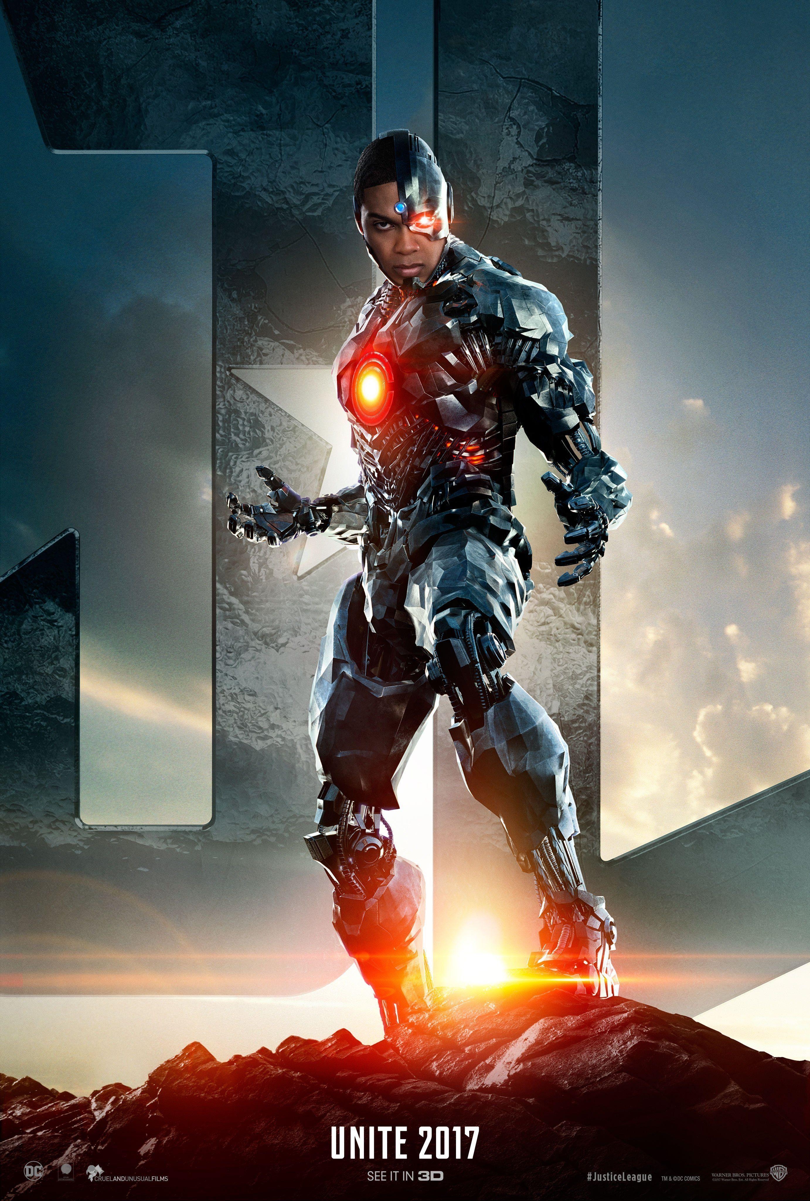 Cyborg, Justice League, Superheld, DC Comics, Film, 2770x4100 4K Handy